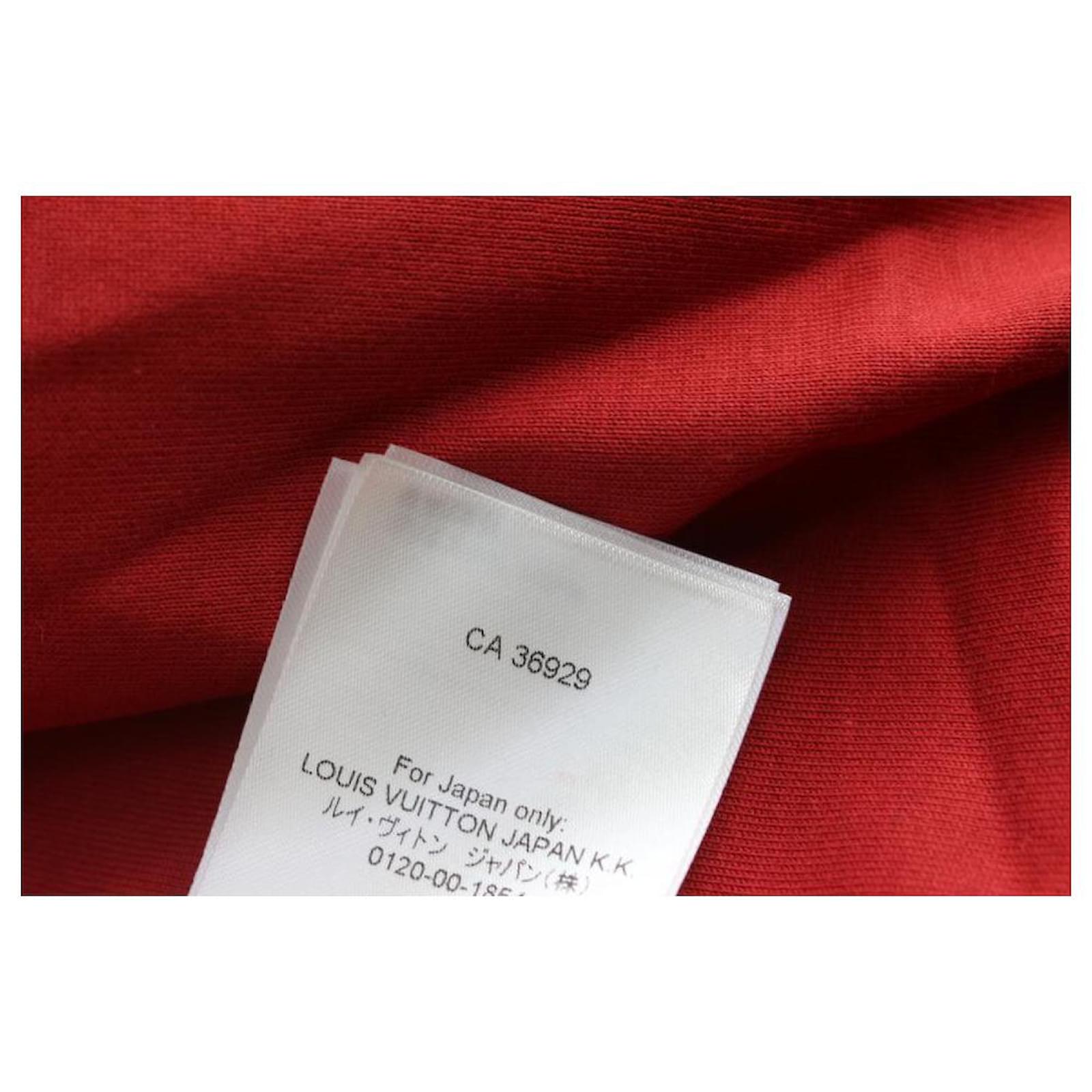 Louis Vuitton Men's Large Nigo Teddy Jacquard Red Damier Fleece