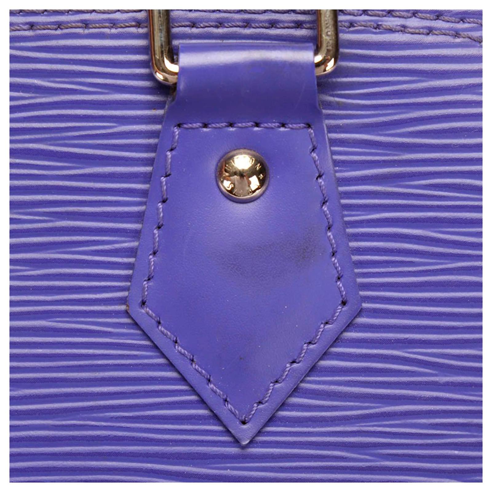 Louis Vuitton Purple Epi Alma PM Leather ref.422438 - Joli Closet