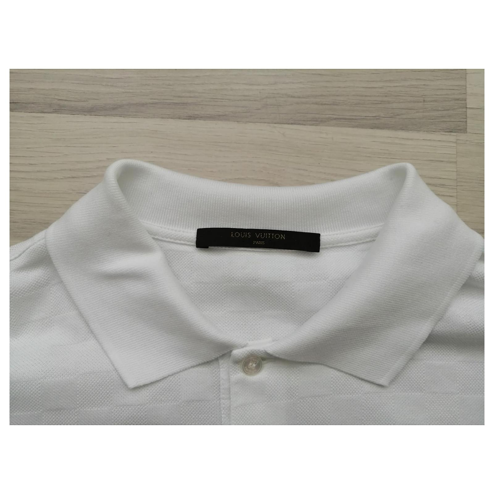 Polo shirt Louis Vuitton White size XL International in Cotton