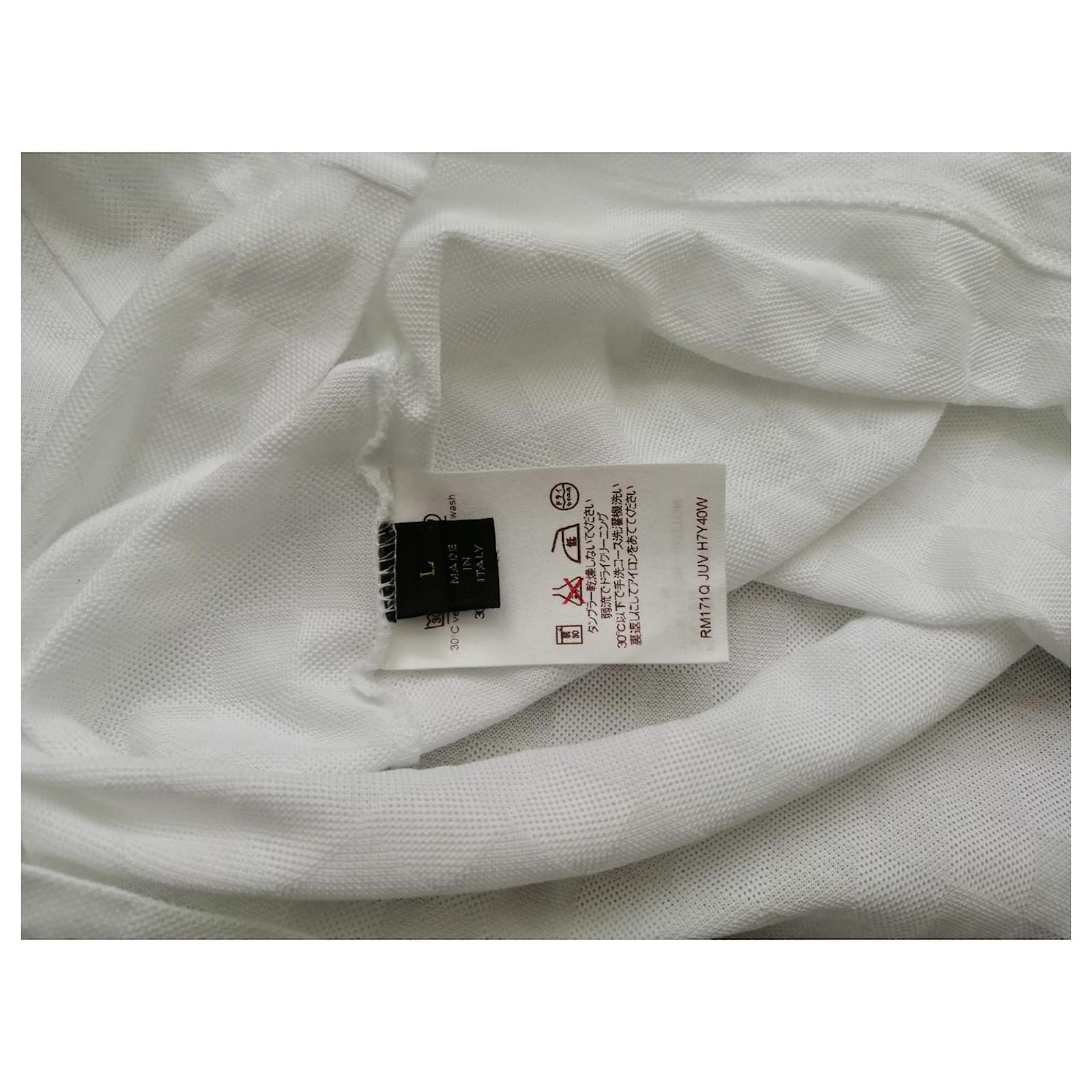 Louis Vuitton Polos Coton Blanc ref.423219 - Joli Closet