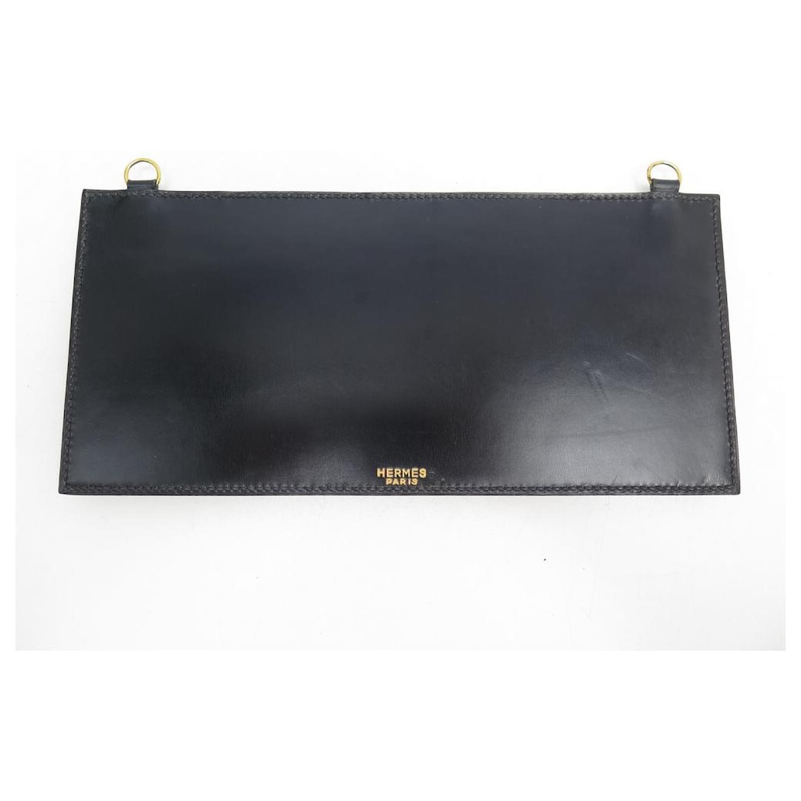 Sac baguette vintage en cuir noir CL Claude Gérard Paris - Jeronine Vintage