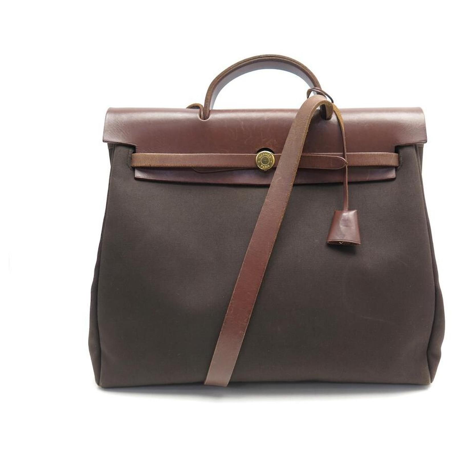 In the HERMES style, Herbag. Travel bag with two handles…