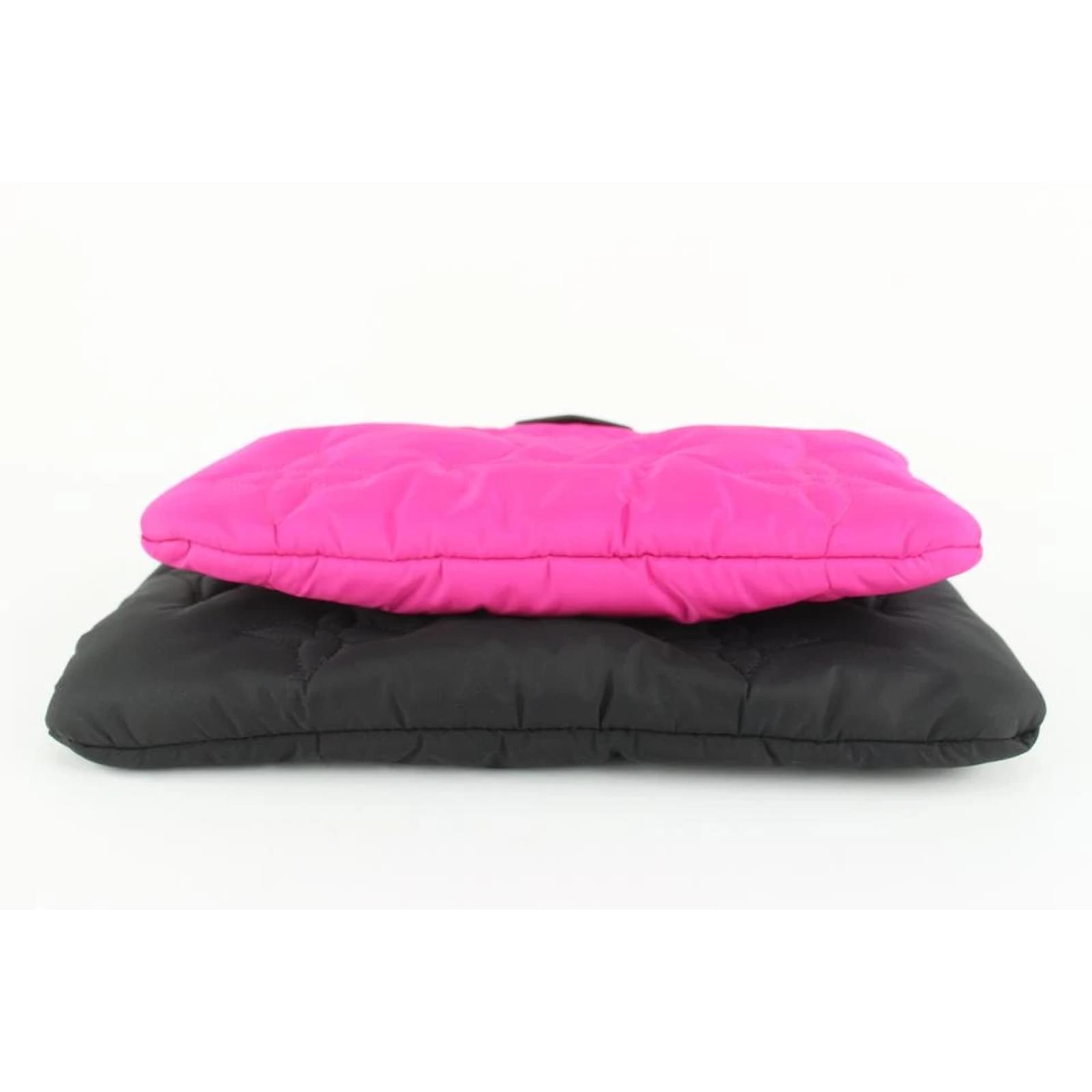 Louis Vuitton Black x Pink Pillow Monogram Puffy Multi Pochette Maxi Bag  ref.423953 - Joli Closet