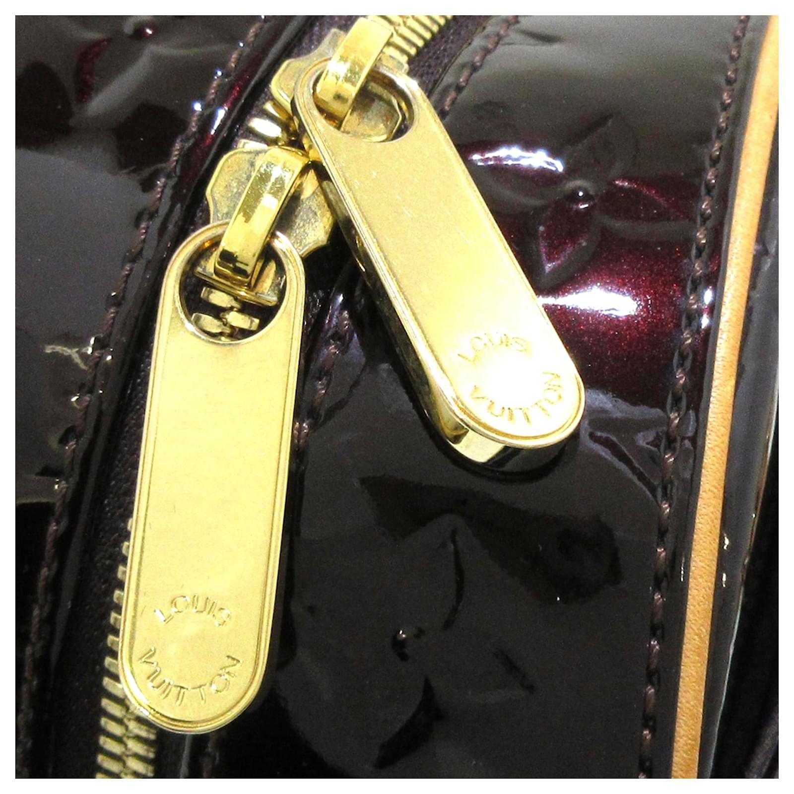 Louis Vuitton Purple Monogram Vernis Summit Drive Leather Patent leather  ref.962145 - Joli Closet