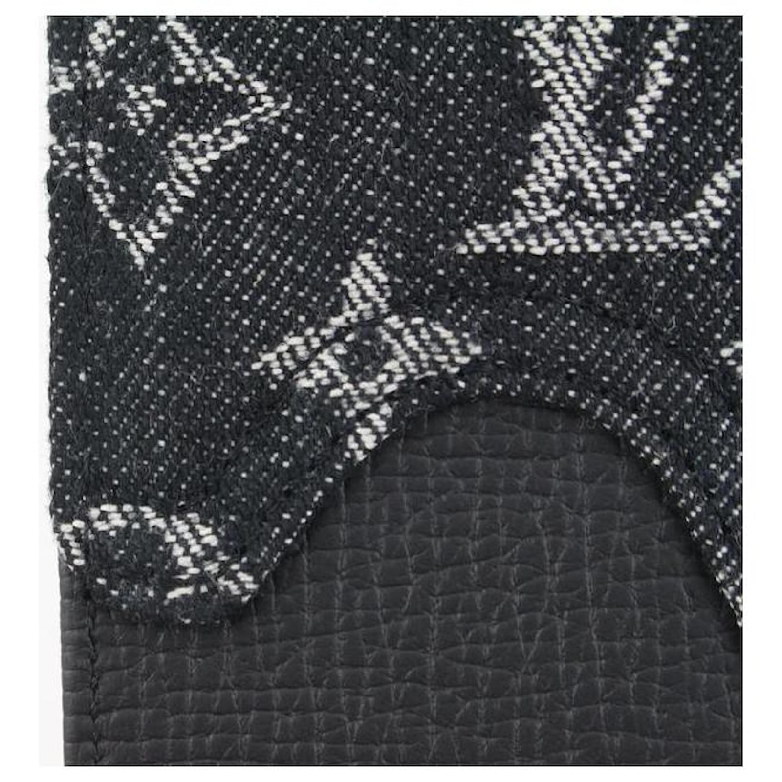 Louis Vuitton Nigo LV Made Black Monogram Denim Pocket Organizer Card  Wallet Leather ref.424406 - Joli Closet