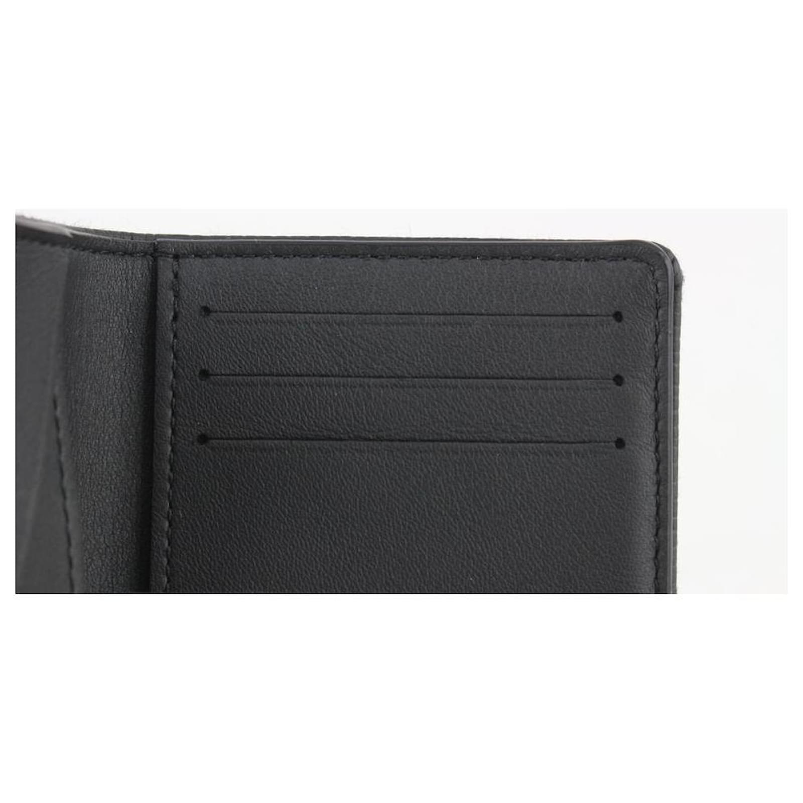Louis Vuitton Nigo LV Made Black Monogram Denim Pocket Organizer Card  Wallet 1118l17