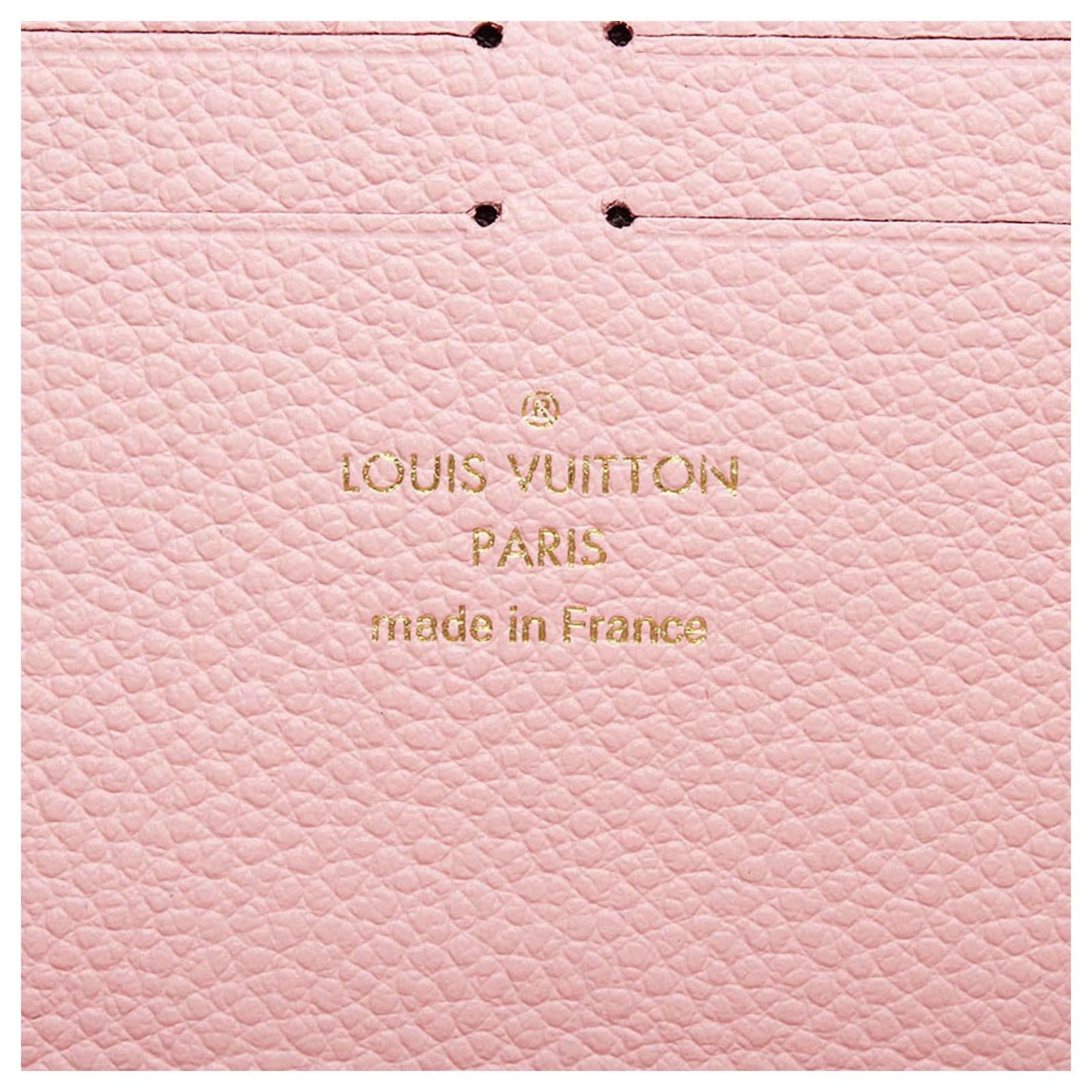 LOUIS VUITTON Hot Pink Monogram Empriente Clemence Long Wallet