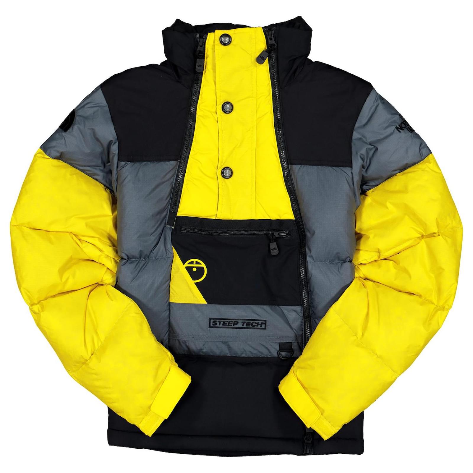 The North Face Blazers Jackets Black Multiple colors Grey Yellow Polyester ref.425029 - Closet