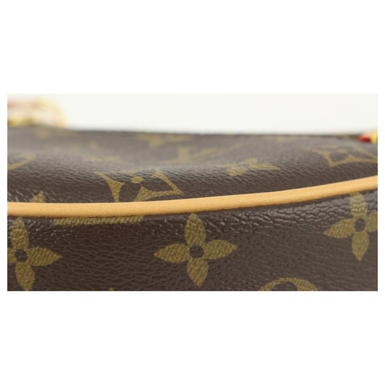 Louis Vuitton Bolsa de Croissant Hobo Crossbody com Monograma Loop Corrente  Couro Cadeia ref.425220 - Joli Closet