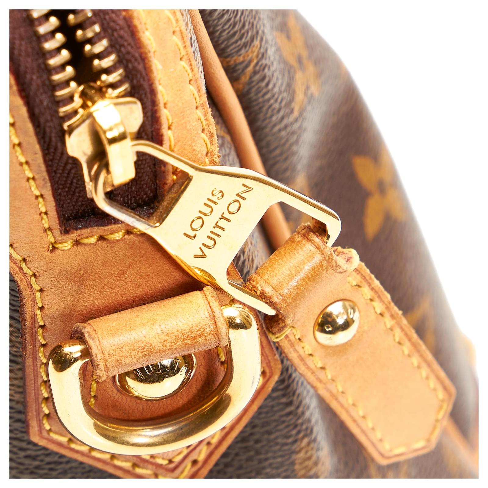 Louis Vuitton Brown Monogram Retiro PM Light brown Leather Cloth ref.425231  - Joli Closet