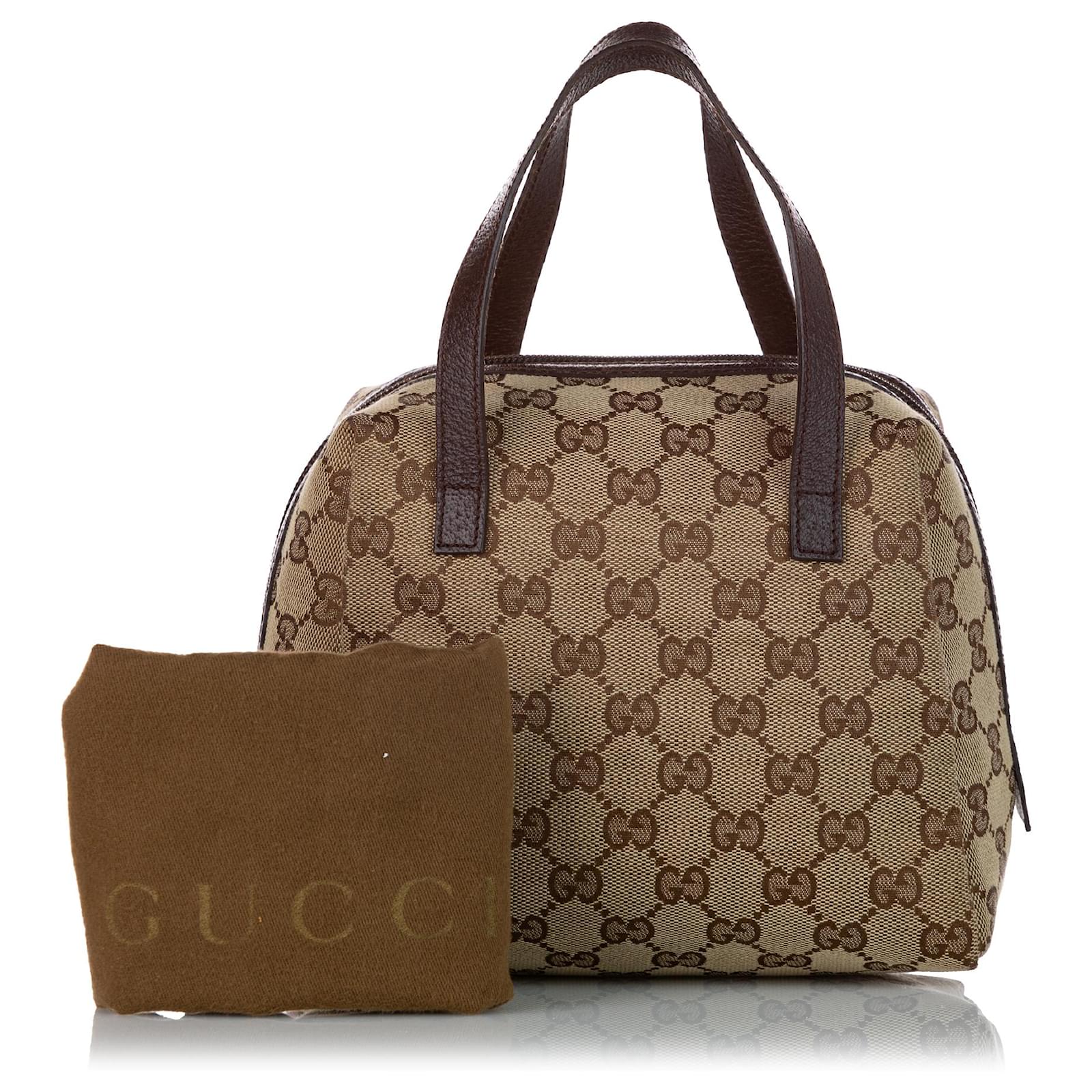 Heritage Vintage: Gucci Monogram Canvas Small Tote Bag.  Luxury