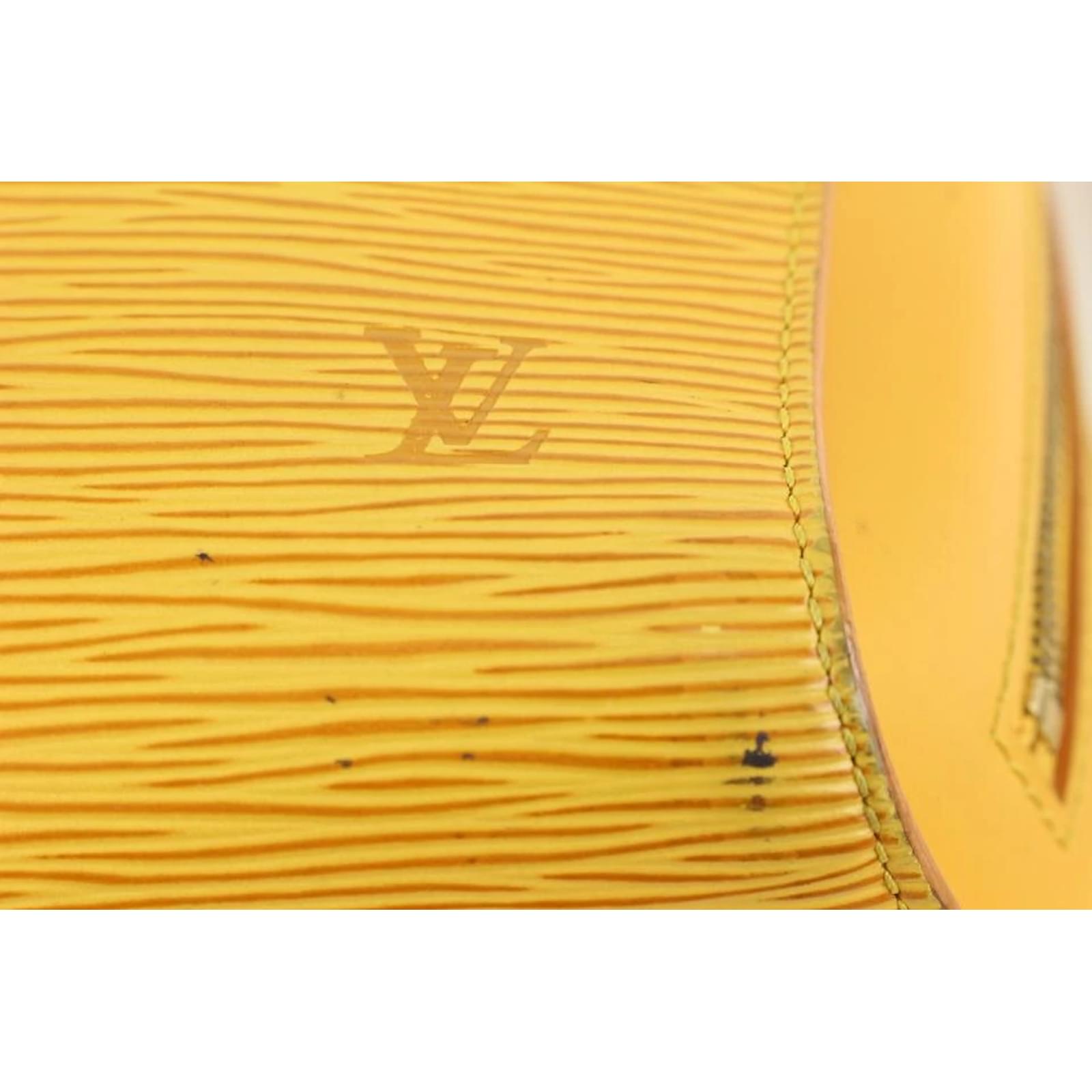 Louis Vuitton Yellow Epi Leather Mabillon Backpack ref.425891 - Joli Closet