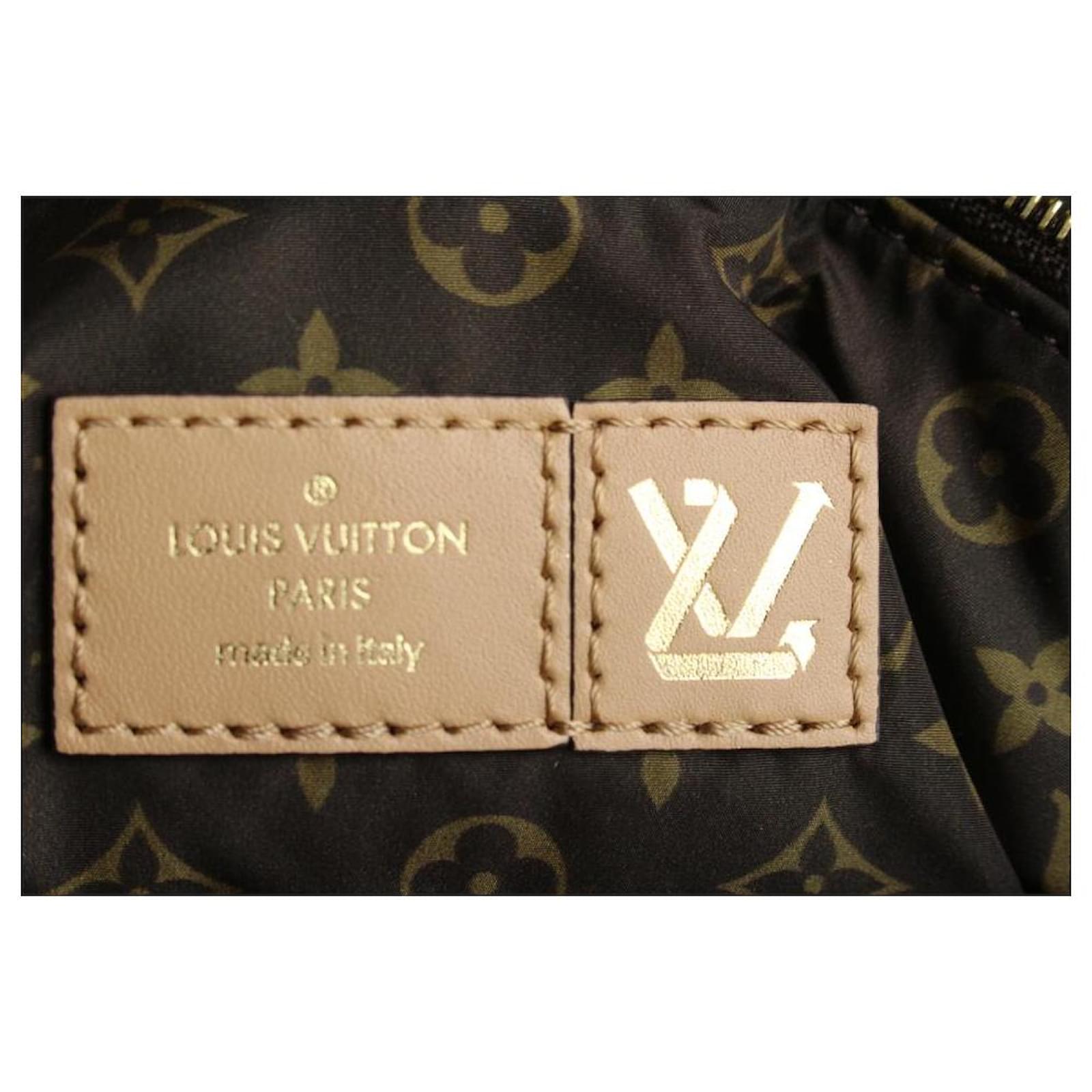 Louis Vuitton Beige Puffer Quilted Pillow Onthego GM 2way Tote Bag