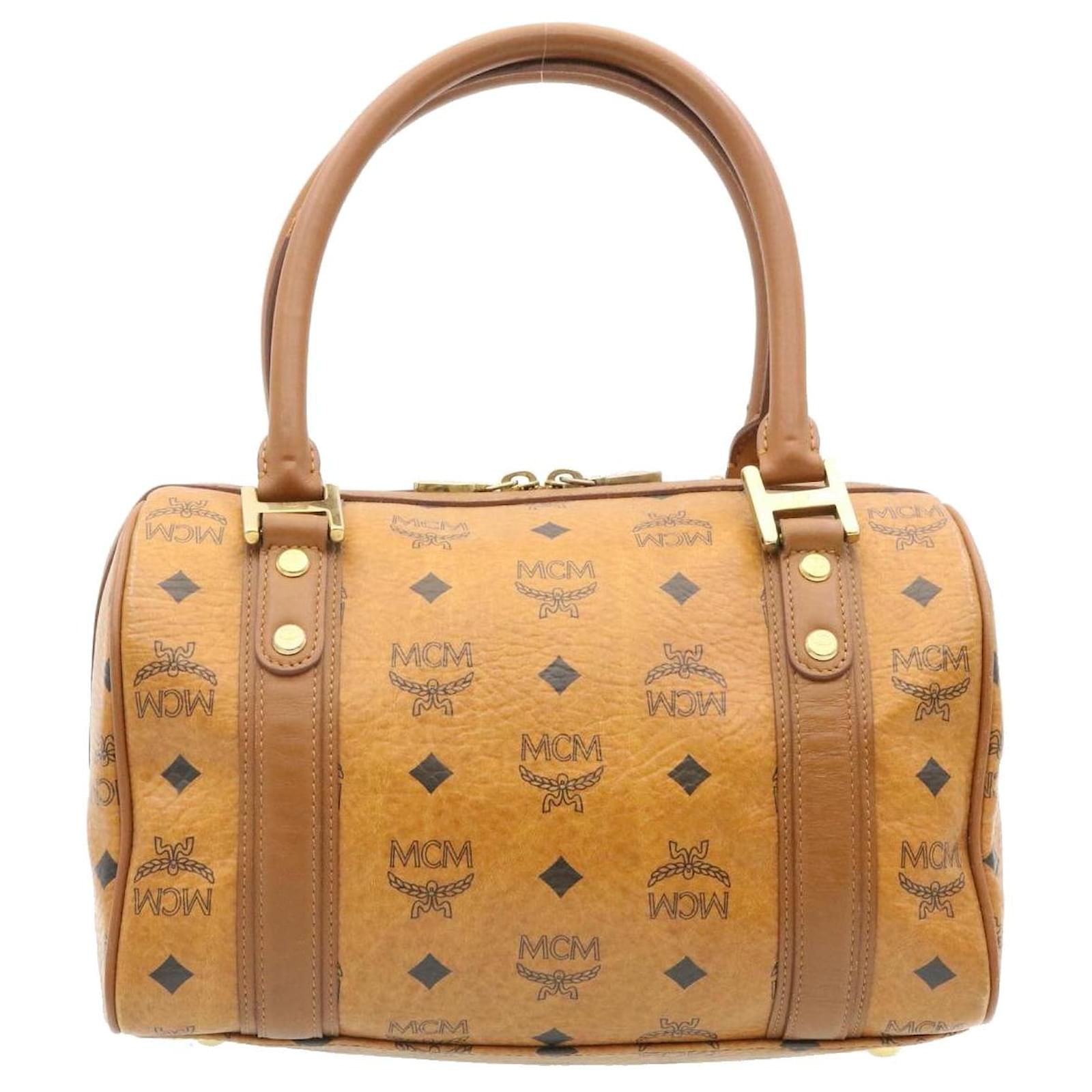 MCM Handbag Brown Cloth ref.426318 Joli Closet