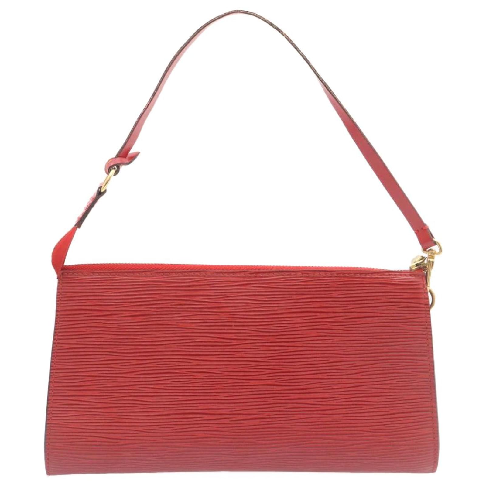 Louis Vuitton clutch bag Red Leather ref.426326 - Joli Closet