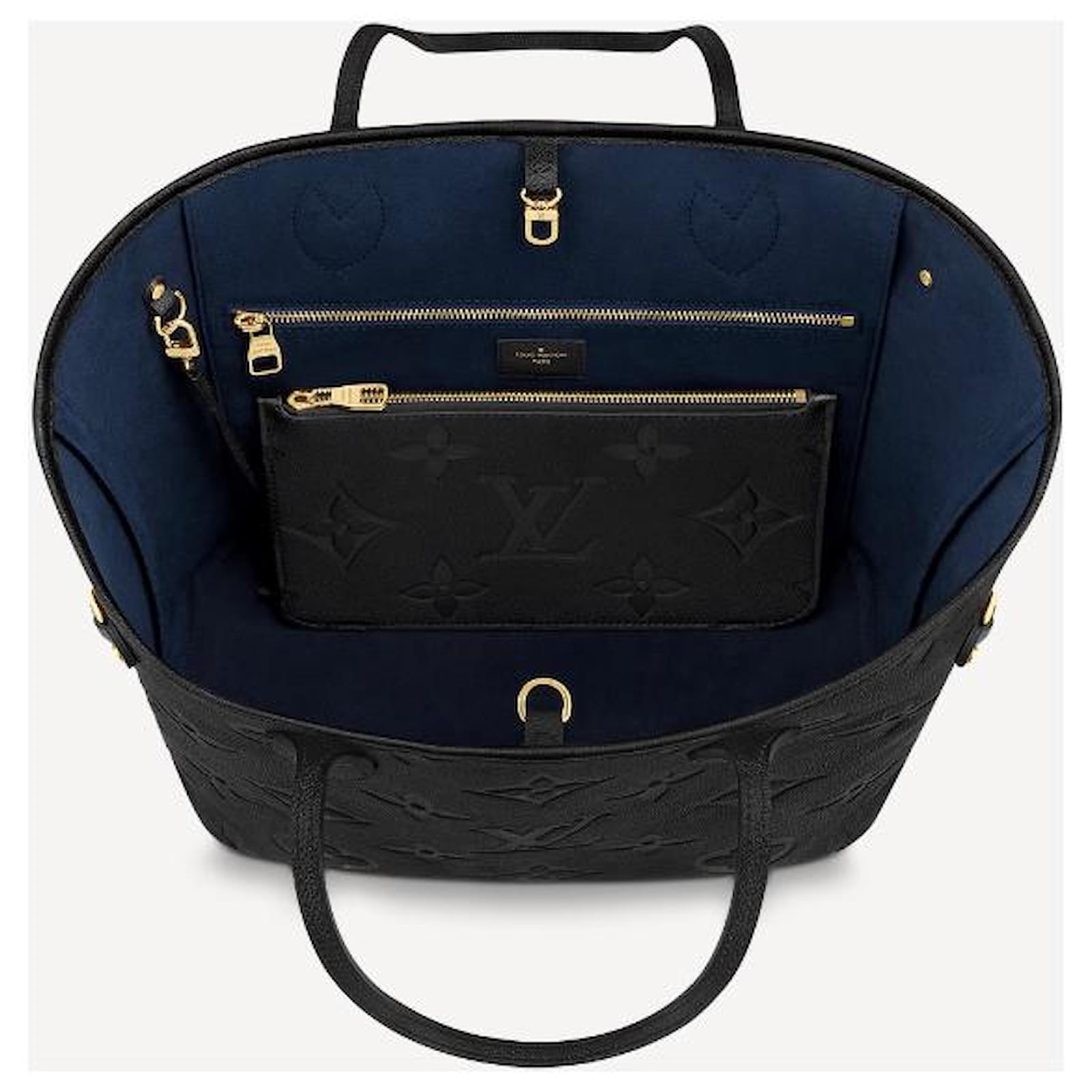 Louis Vuitton LV Neverfull MM new Black Leather ref.429402 - Joli Closet