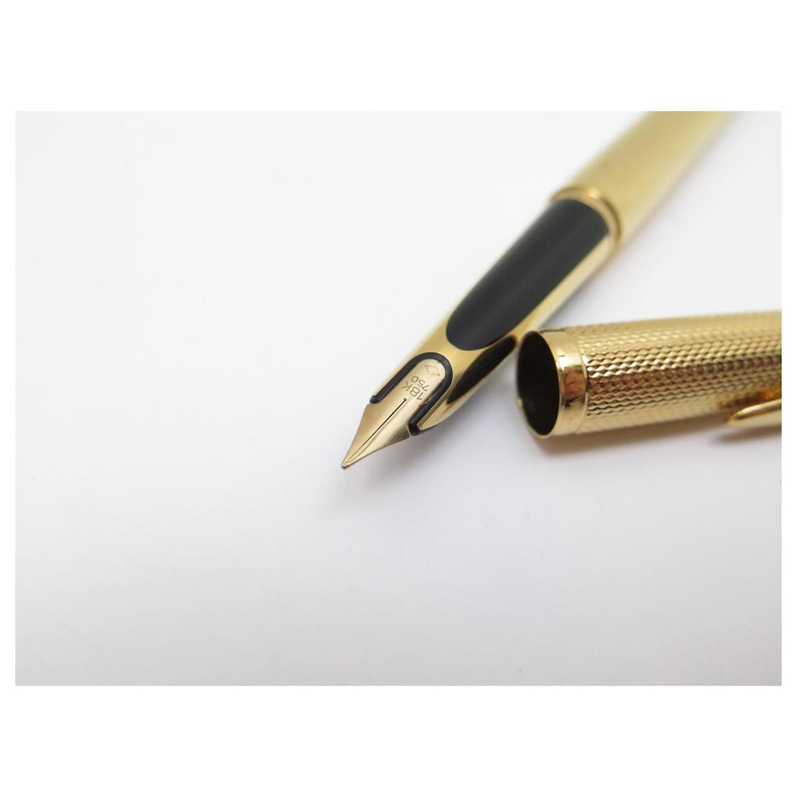 Stylo Bille Waterman CF Plaqué Or - Ligné, État Quasi Neuf Avec Recharge, Occasion