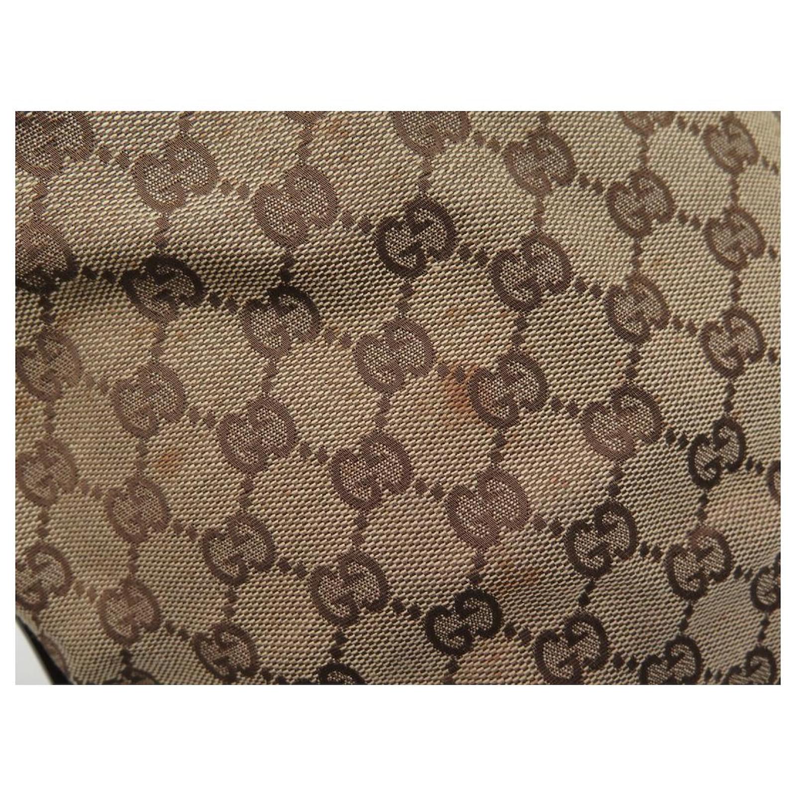 Gucci handbag bag 107757 GUCCISSIMA HAND BAG PURSE MONOGRAM CANVAS Tote  Brown Leather ref.426629 - Joli Closet