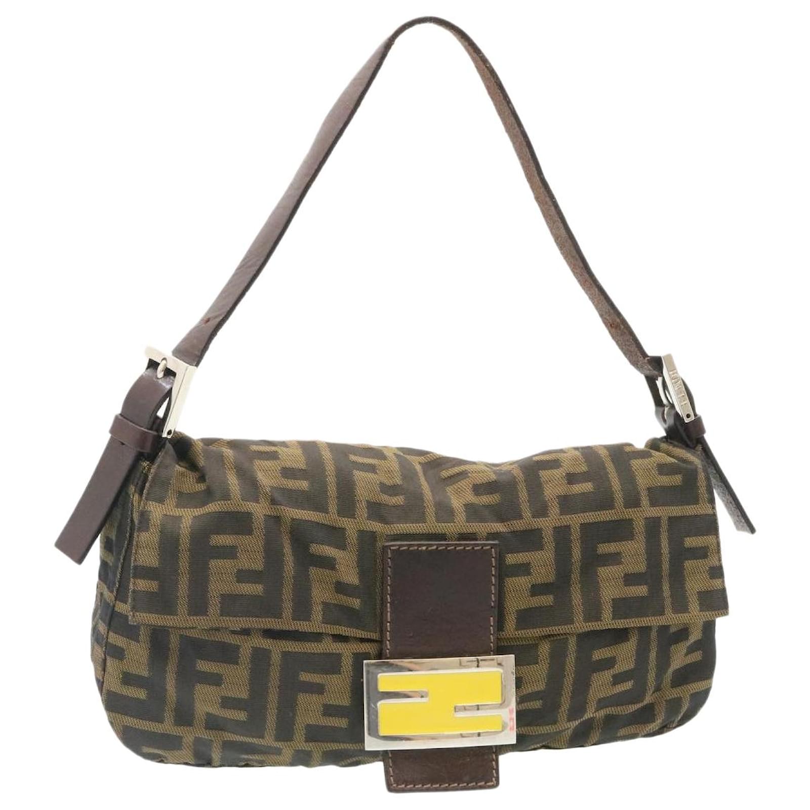 Fendi baguette Brown Cloth ref.427828 - Joli Closet