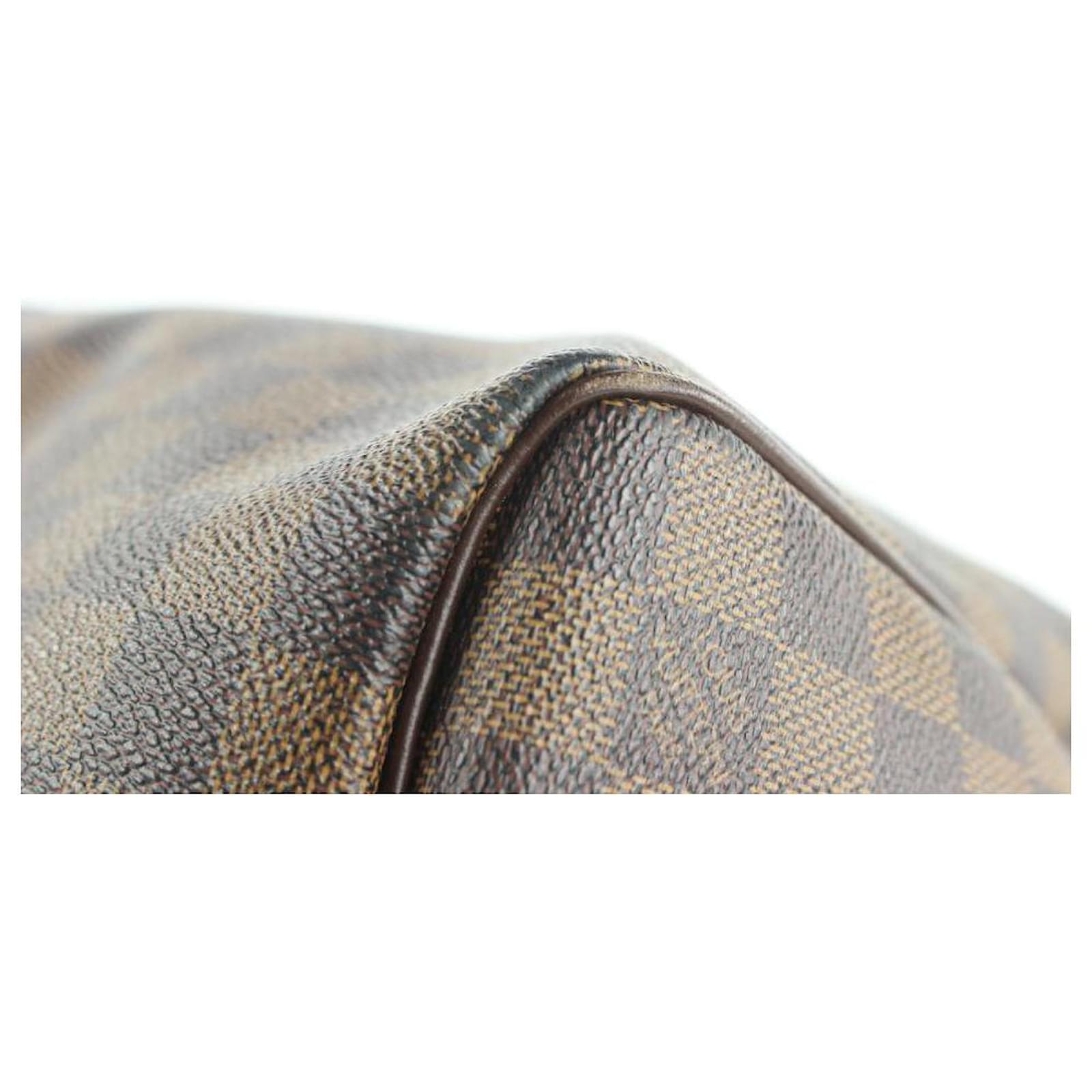 Louis Vuitton Damier Ebene Keepall 50 Duffle Bag 4lv1123