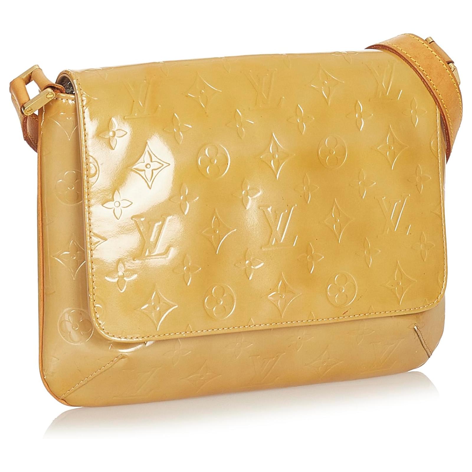 Louis Vuitton Jaune Passion Monogram Vernis Thompson Street Bag Louis  Vuitton