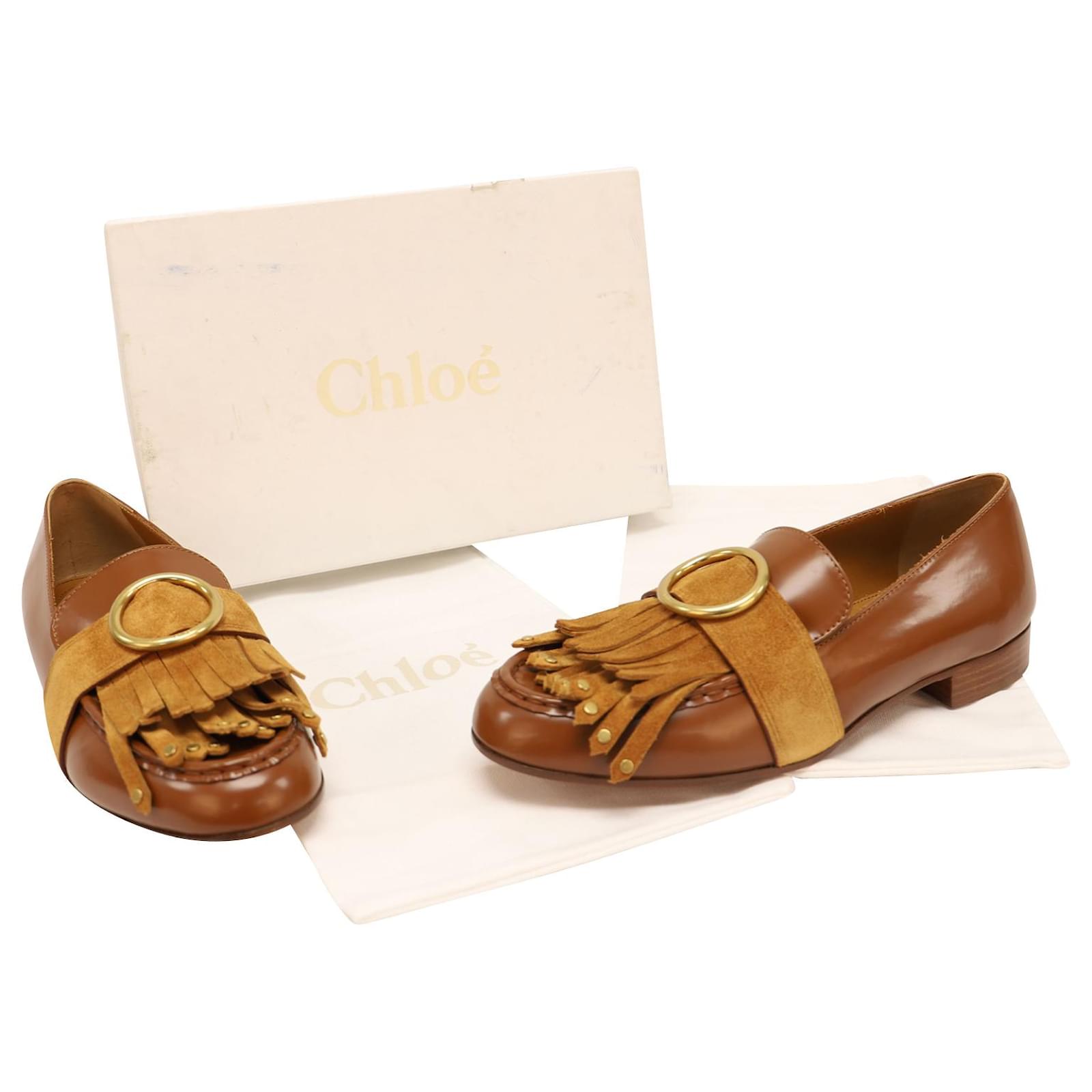 Olly fringe discount flat chloé