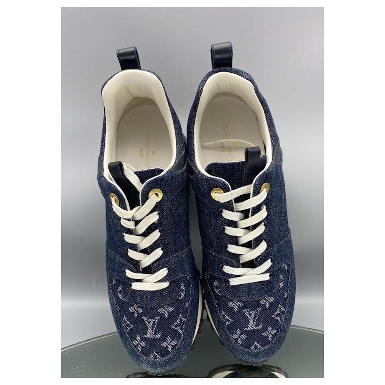 Louis Vuitton LV shoes new Blue Denim ref.193986 - Joli Closet