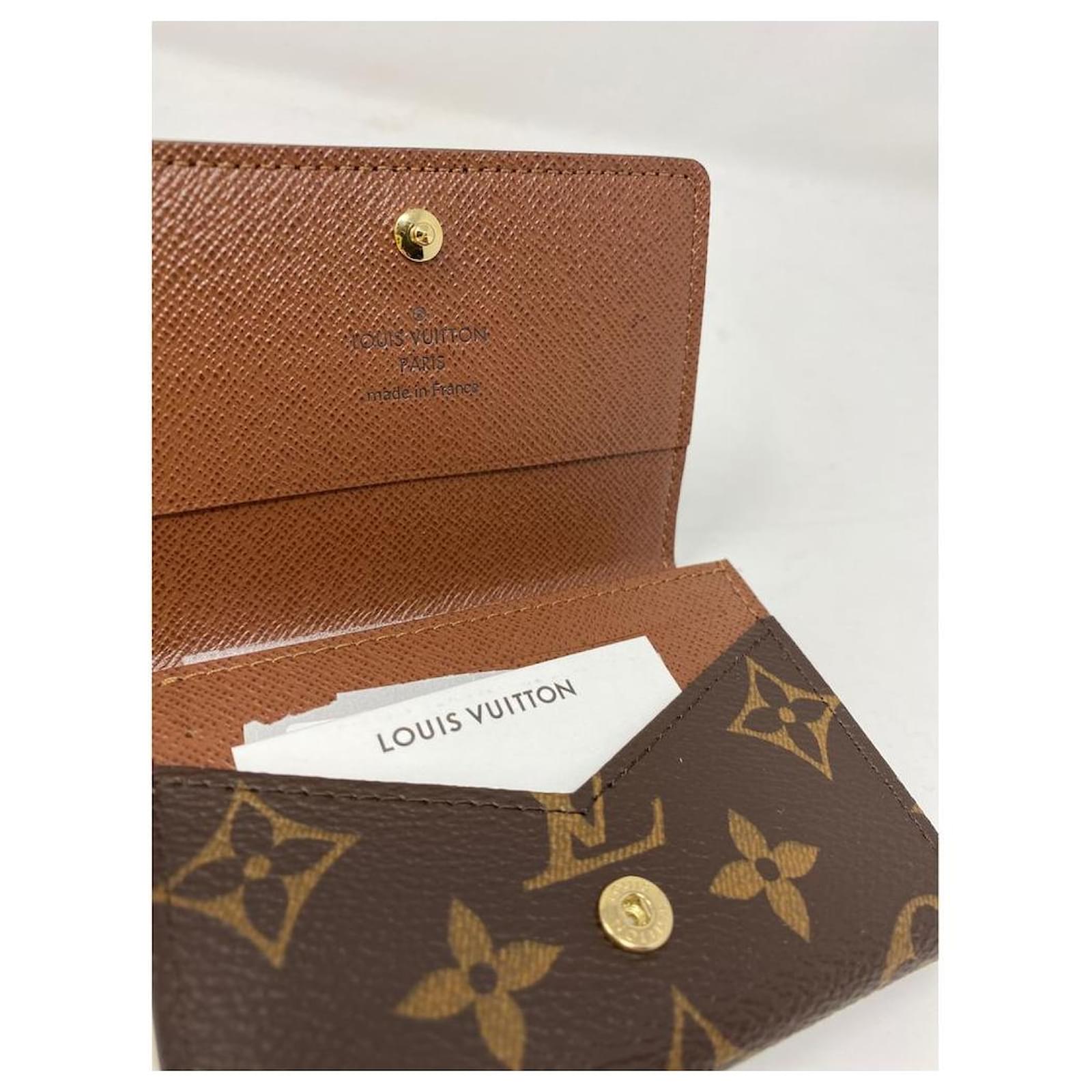 Louis Vuitton M63801 Enveloppe Carte de Visite , Brown, One Size