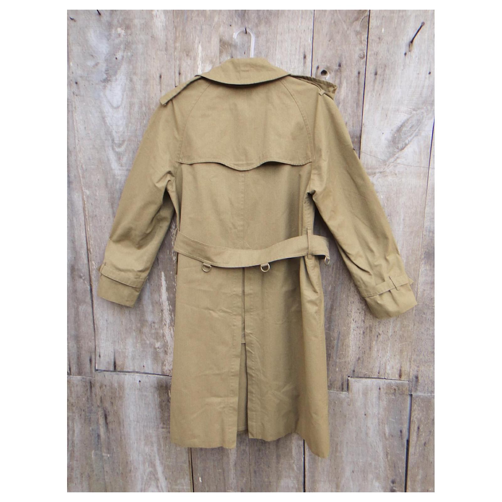 Burberry man trench coat vintage 44 Khaki Cotton ref.428845 - Joli Closet