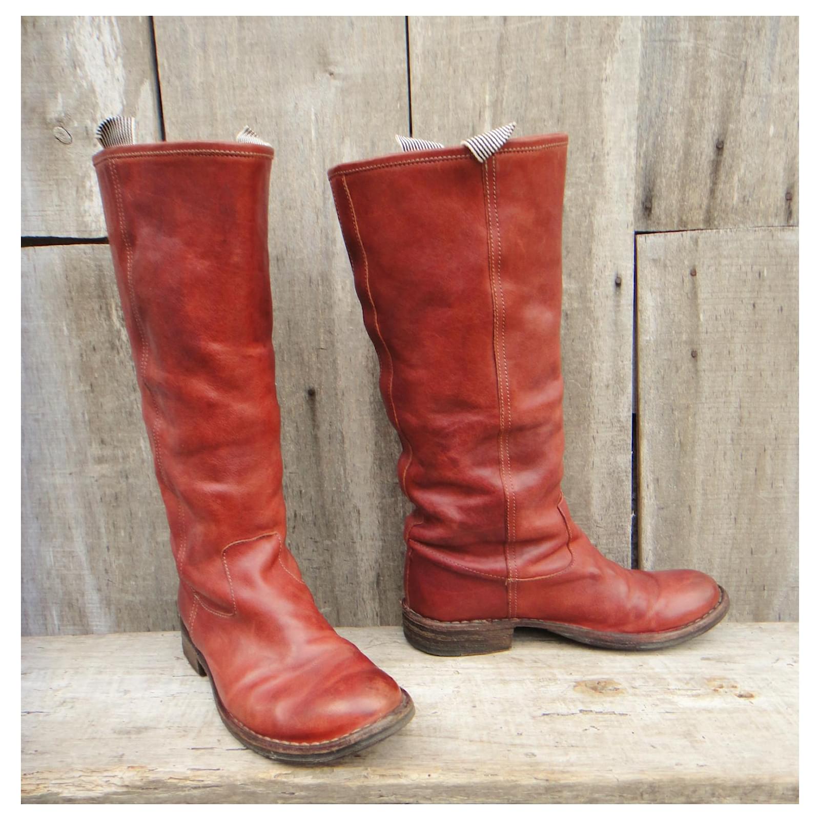 Fiorentini+Baker Fiorentini + Baker p boots 37 Red Leather ref 
