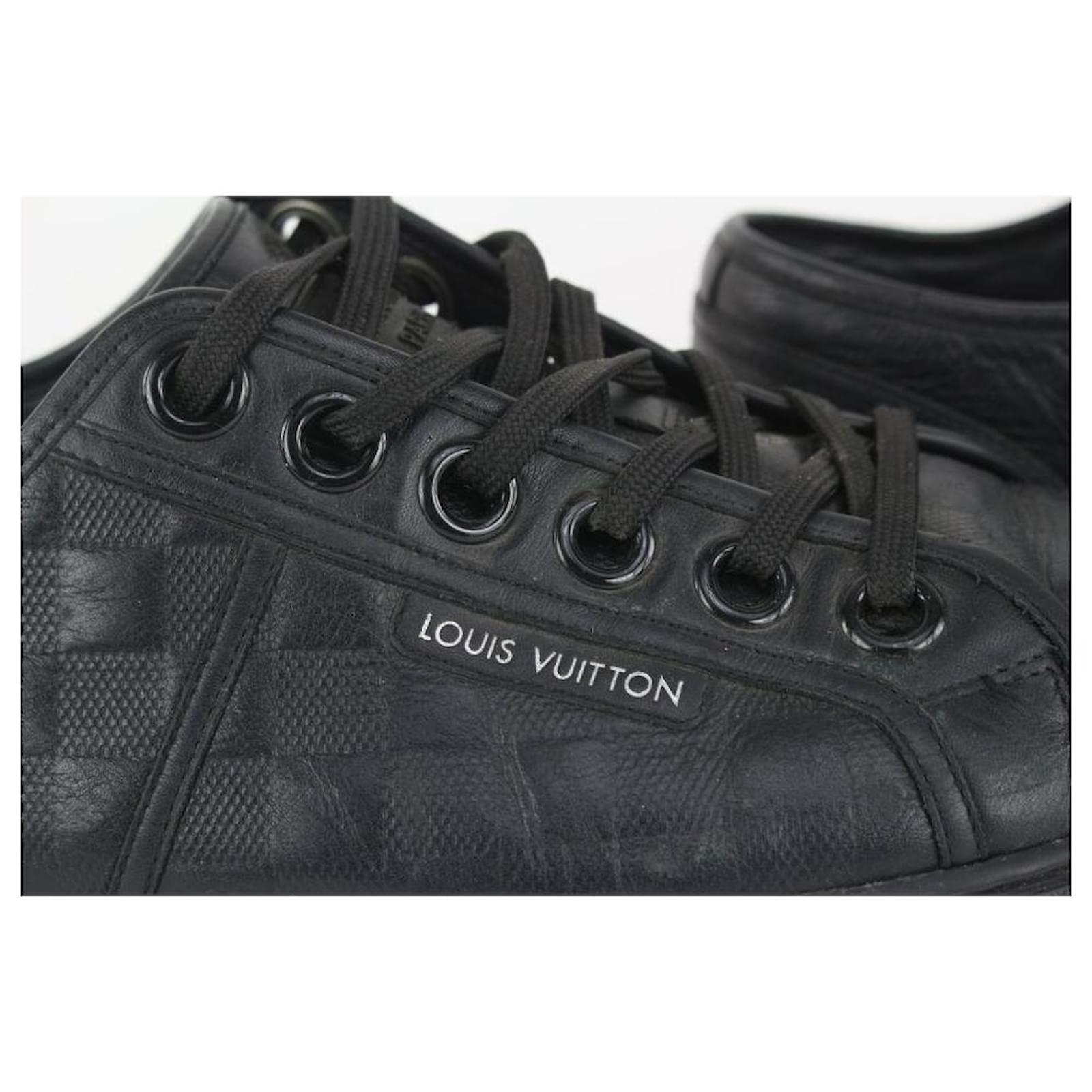 Louis Vuitton Men's US 10 Black Damier Infini Sneakers Low Top 1123LV41  ref.429322 - Joli Closet