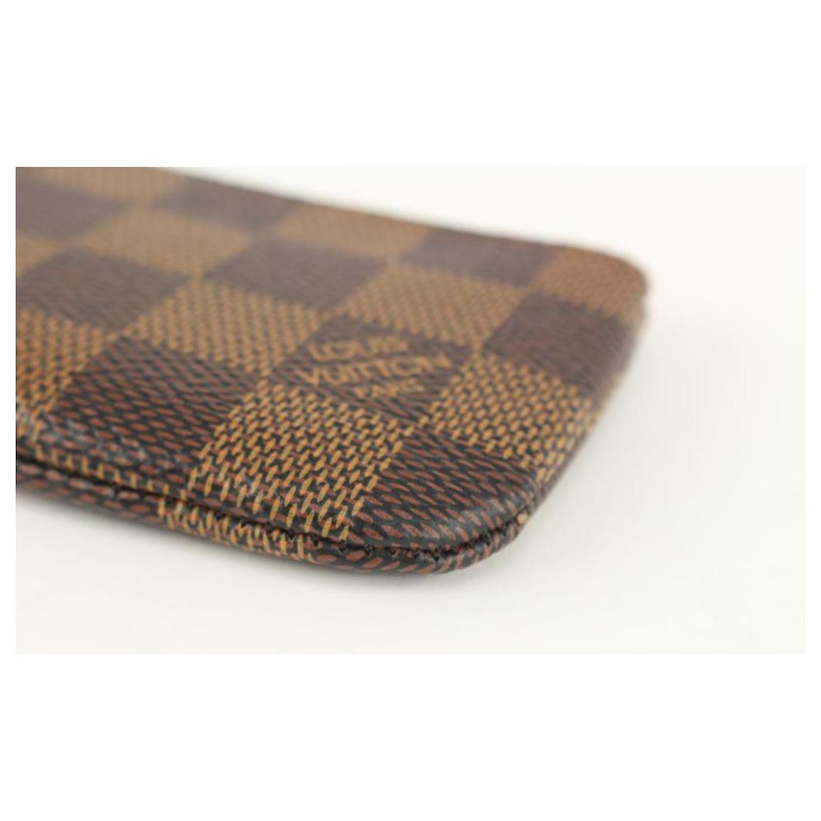🔥NEW LOUIS VUITTON Key Pouch Cles Damier Ebene Coin Card Wallet HOT GIFT❤️