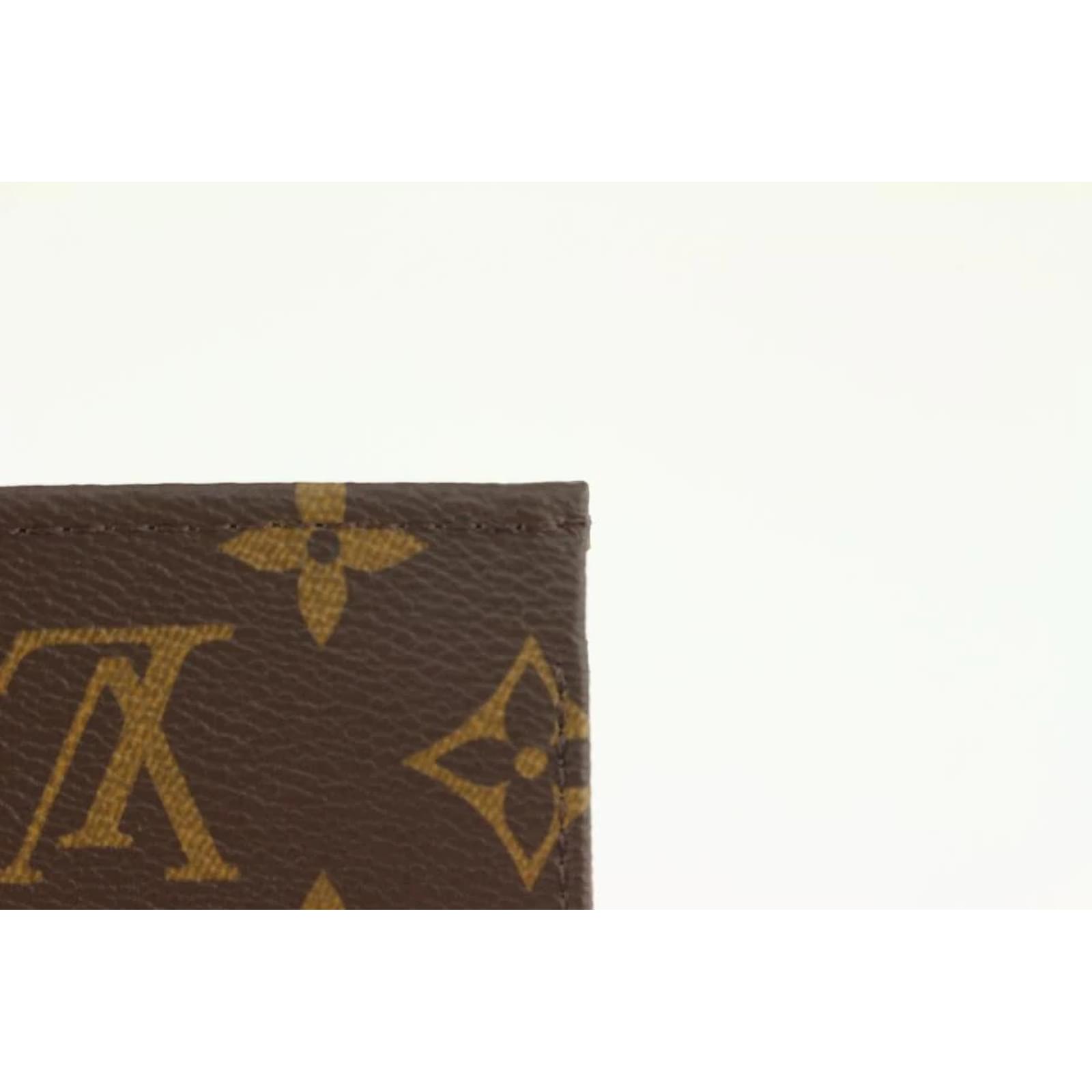 Cartera Louis Vuitton original 26 Neceser de aseo Monogram con correa y  organizador Castaño Crema Marrón claro Cuero Lienzo ref.901208 - Joli Closet