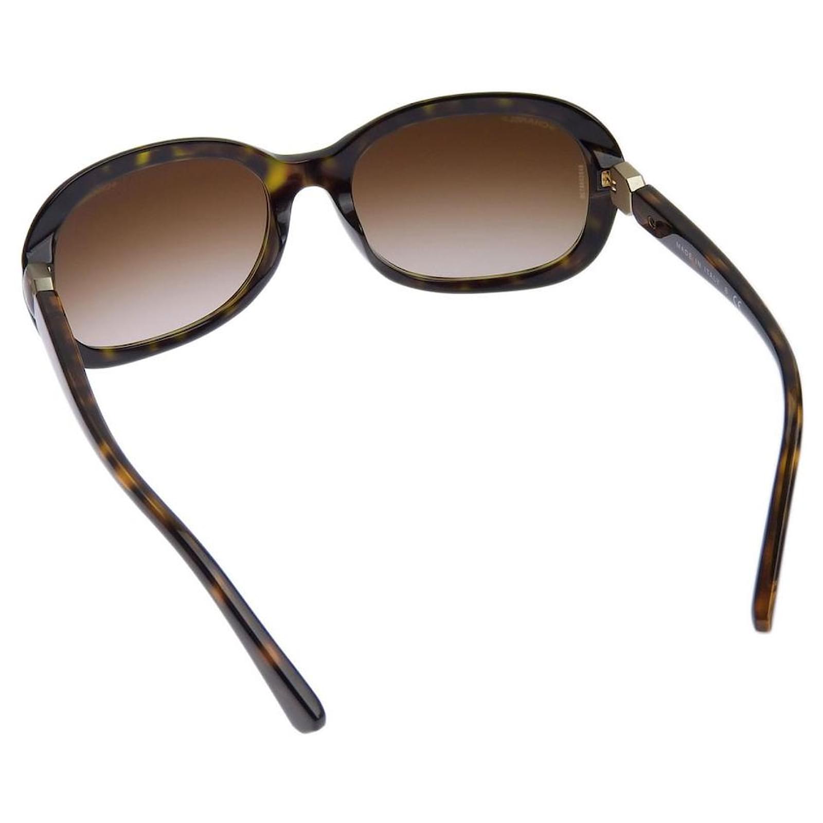Used] Chanel CHANEL Tortoiseshell Sunglasses Black Brown 56 □ 18 5286 A  Plastic  - Joli Closet
