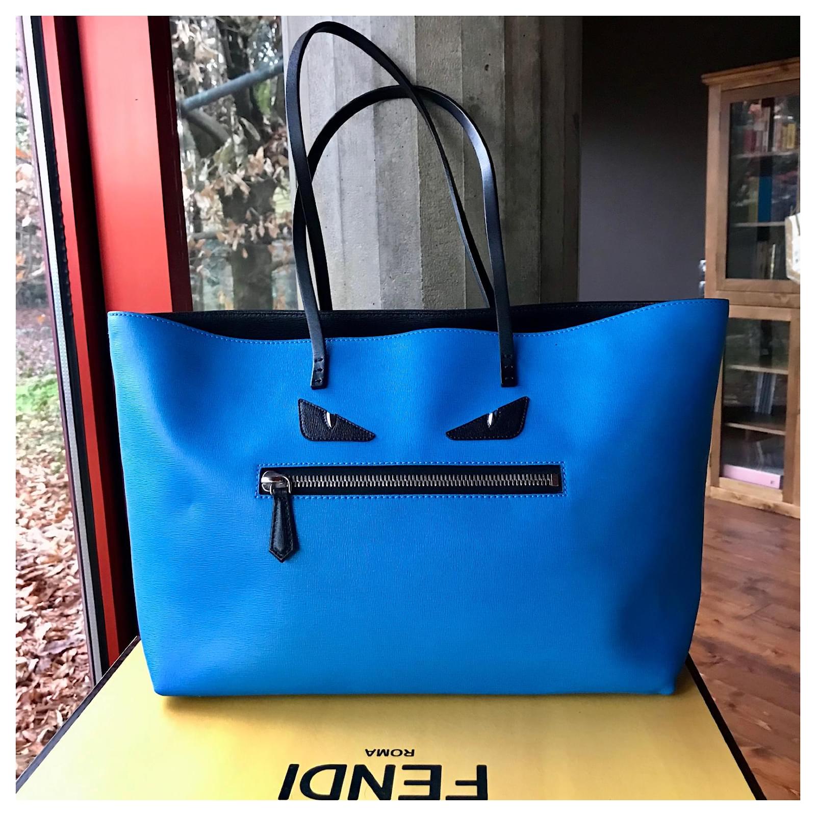 fendi monster bag blue