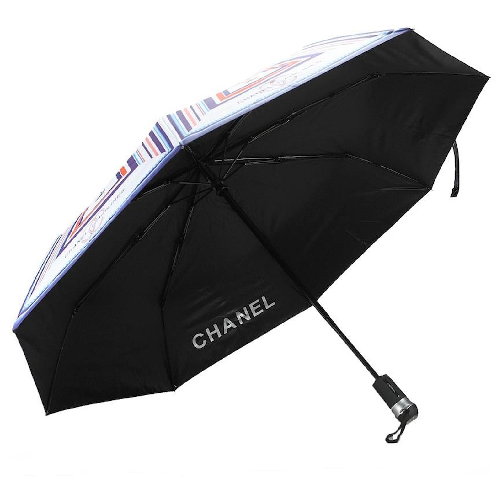 Used] CHANEL Airline Folding Umbrella For both sunny and rainy weather  Multiple colors Cloth ref.430175 - Joli Closet