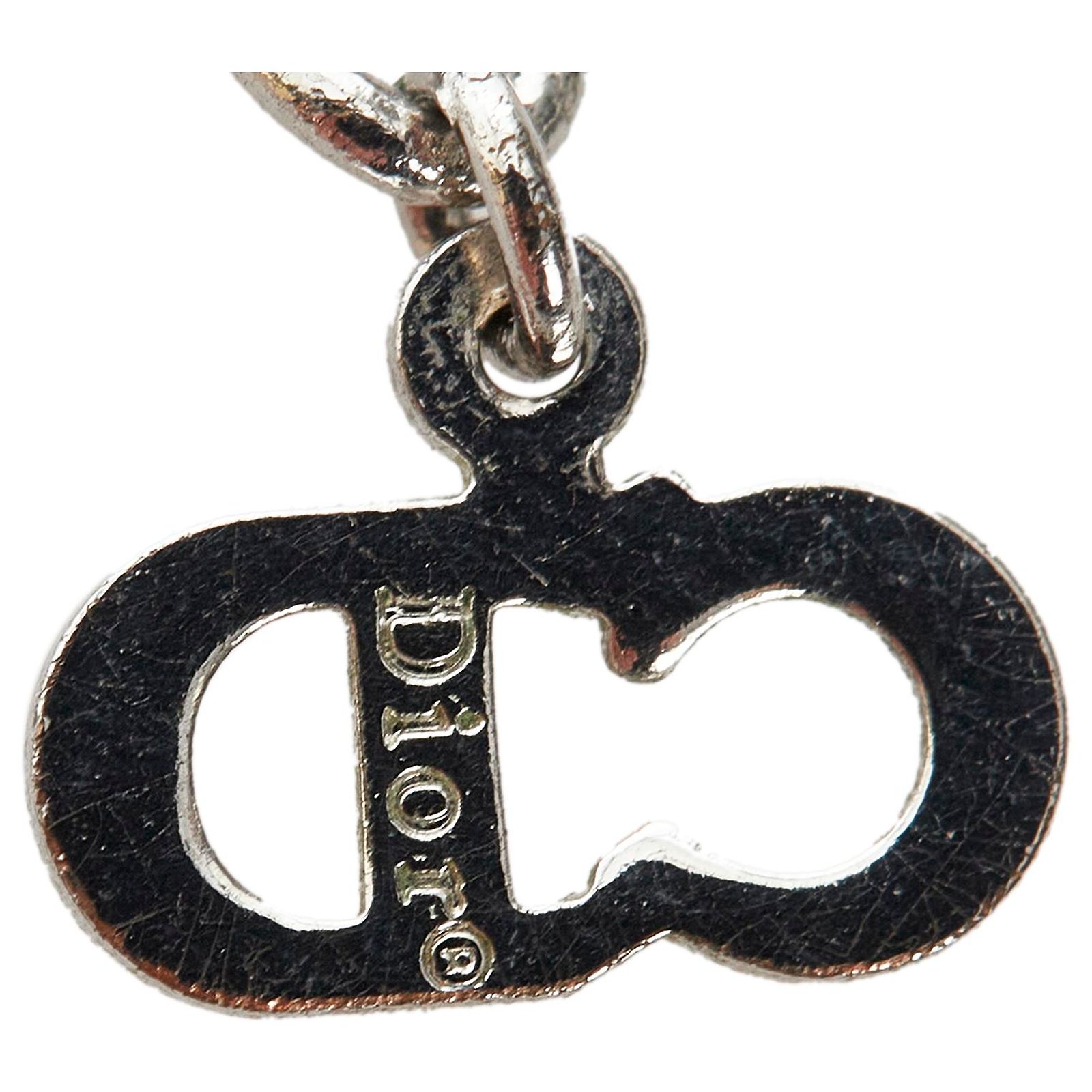 Lot De 3 Colliers Chaîne Avec Breloque - Métal Argenté, Occasion Bon état