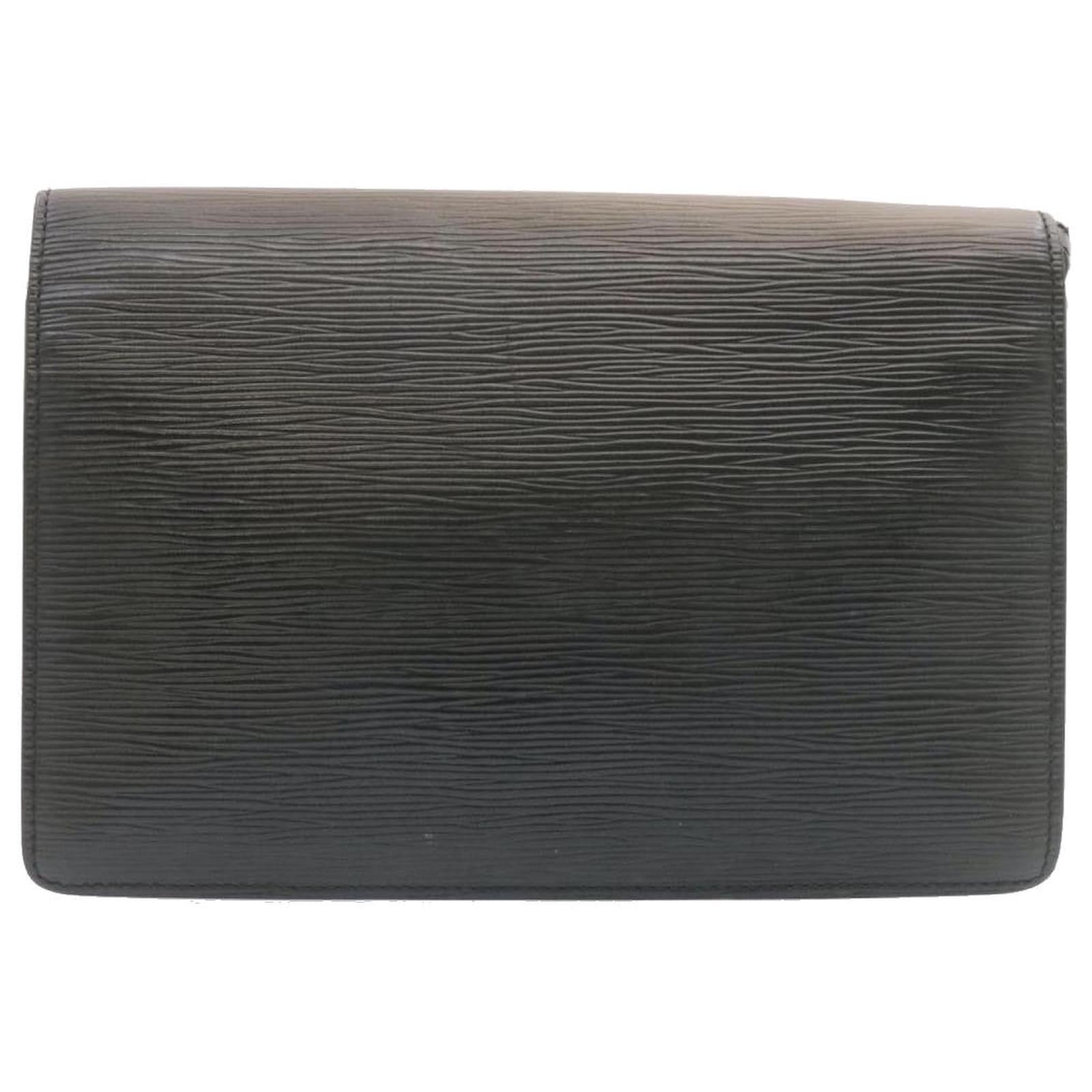 Louis Vuitton Sellier Black Leather ref.430548 - Joli Closet