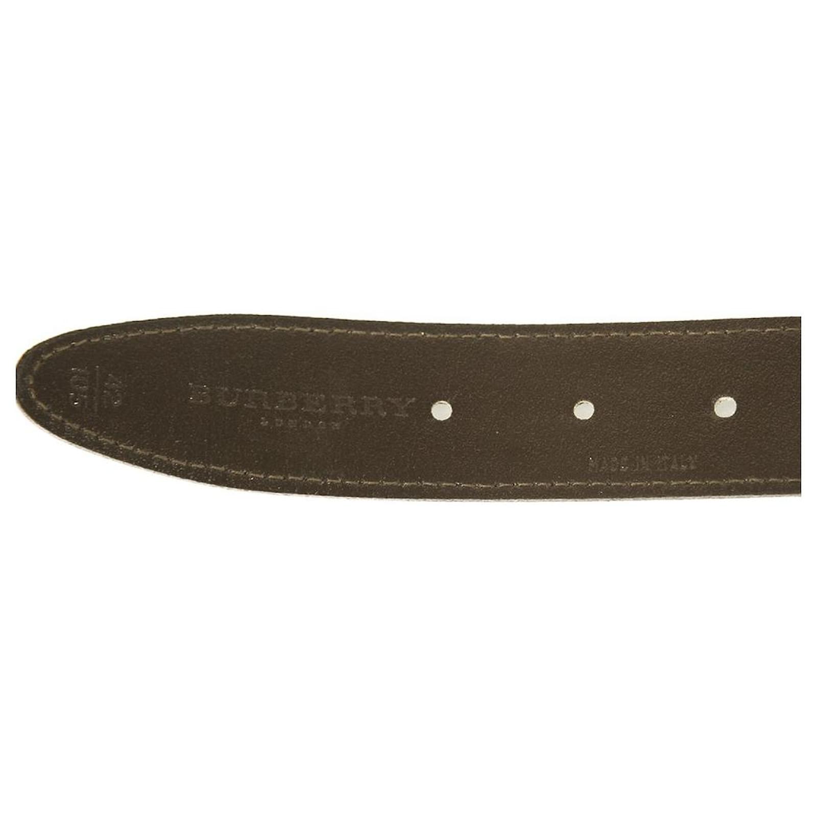 Burberry Square Buckle Belt