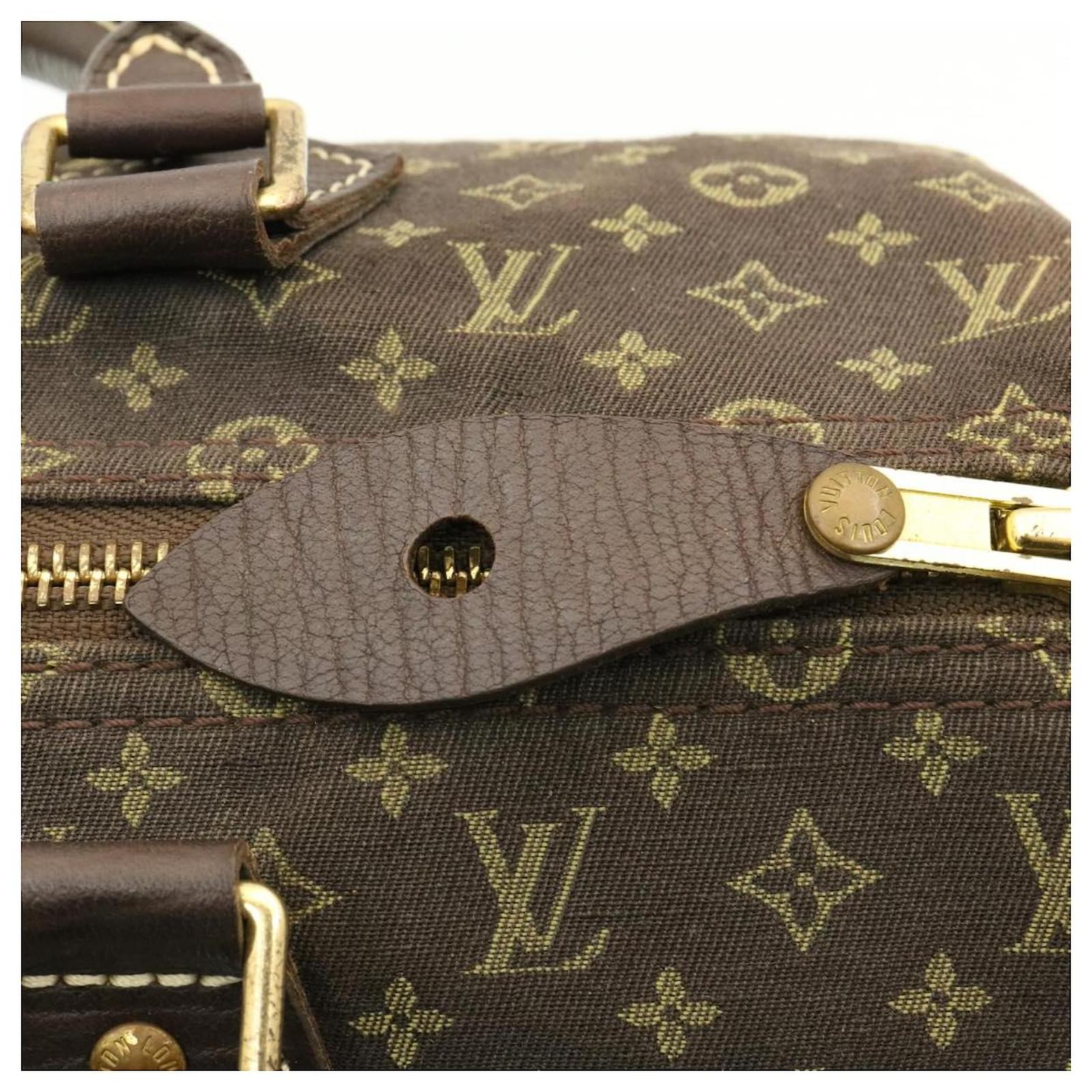 LOUIS VUITTON Monogram Mini Lin Speedy 30 Hand Bag Ebene M95224 LV Auth  nh141 Brown ref.430815 - Joli Closet