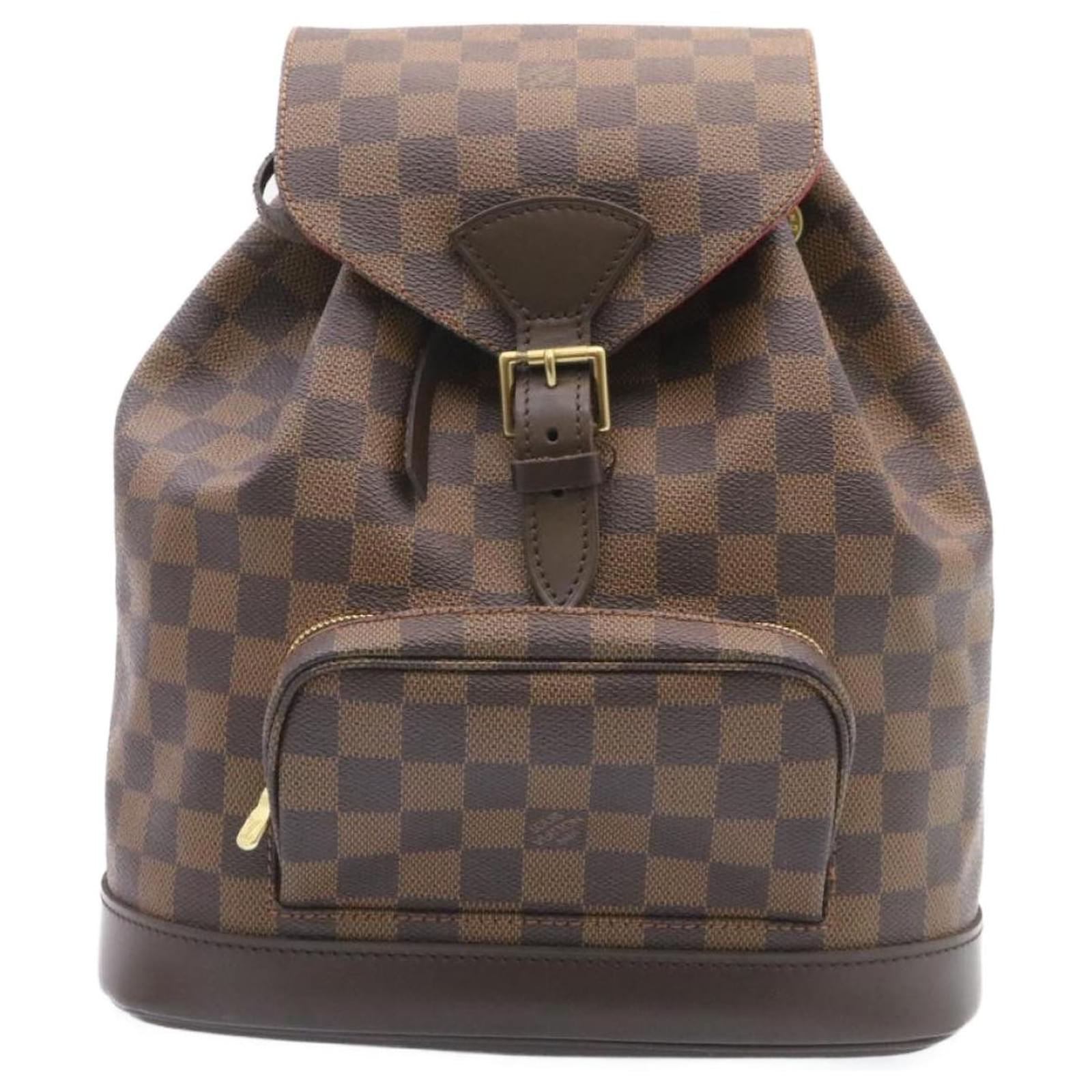 LOUIS VUITTON Backpack Damier Ebene Montsouris MM Special