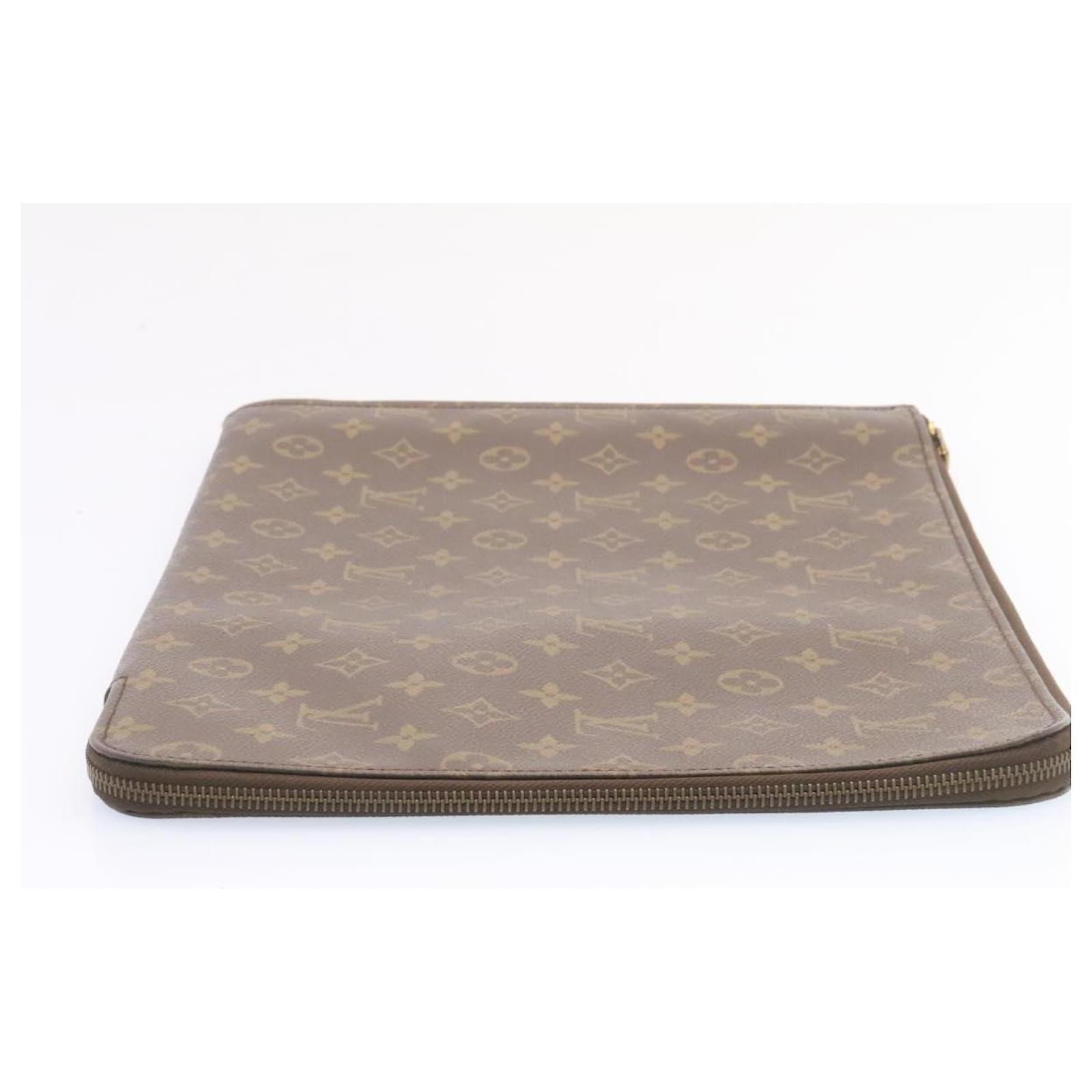 LOUIS VUITTON Monogram Posh Ministor Briefcase M53445 LV Auth