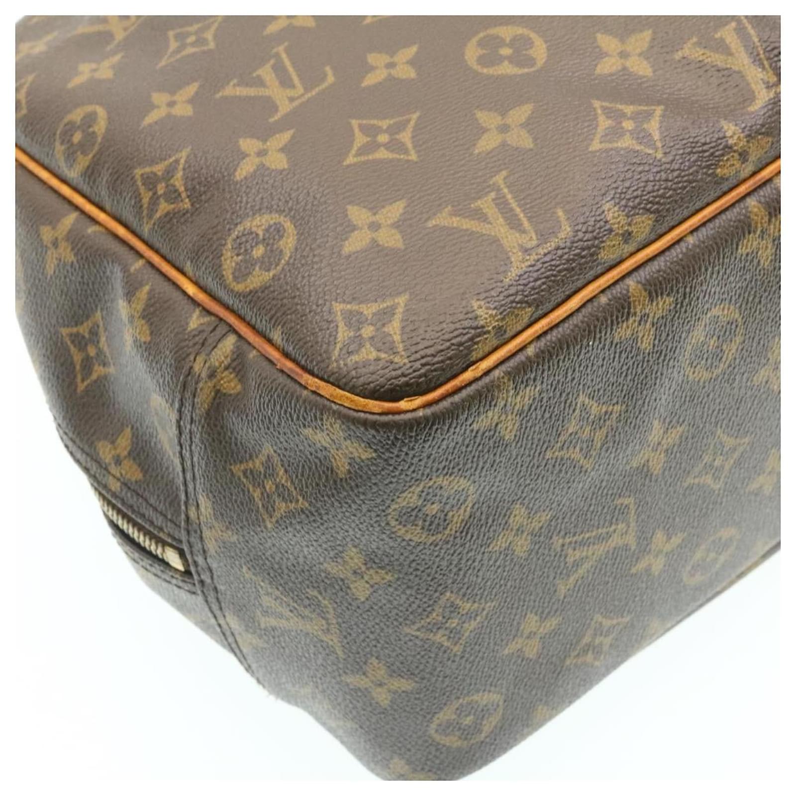 Louis Vuitton Monogram Deauville Hand Bag M47270 LV Auth 37431