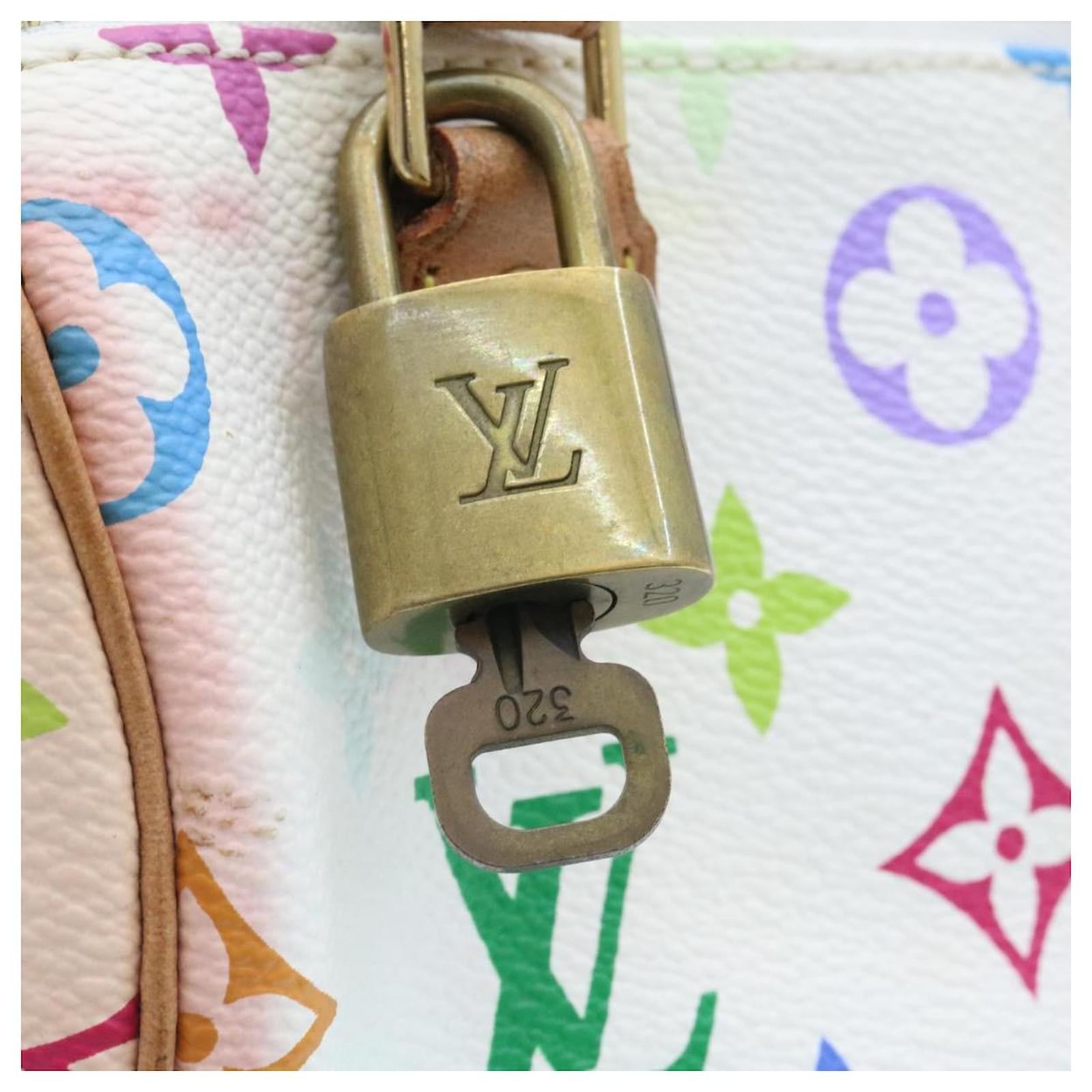 LOUIS VUITTON Monogram Multicolor Mini Speedy Hand Bag White M92645 Auth  am1710g ref.633705 - Joli Closet
