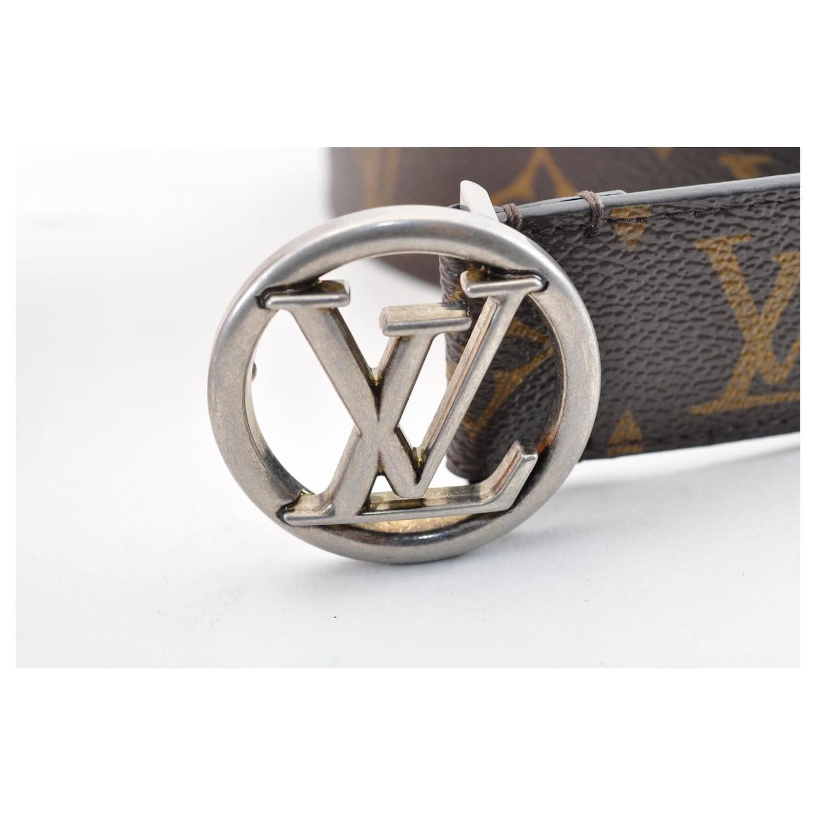 LOUIS VUITTON Monogram Ceinture Belt M9932 35/34 LV Auth ak110 Cloth  ref.432005 - Joli Closet