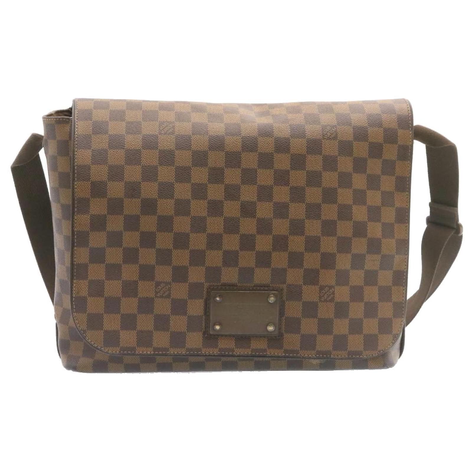 Louis Vuitton N51212 Damier Canvas Brooklyn MM Messenger Bag