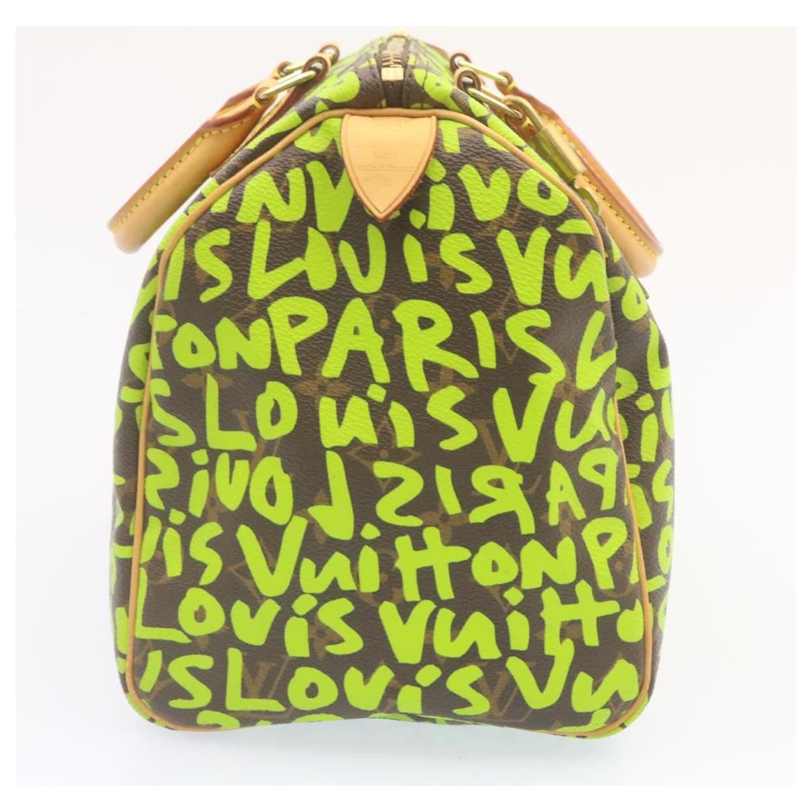 LOUIS VUITTON Monogram Graffiti Speedy 30 Hand Bag 46891 M93706 LV