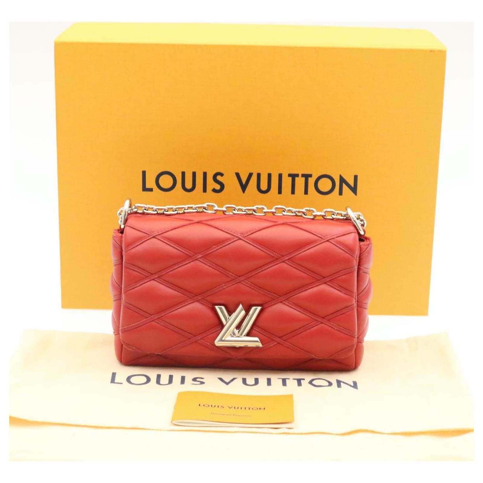 LOUIS VUITTON Martage GO-14MINI Chain Shoulder Bag Red M51000 LV Auth  25727A