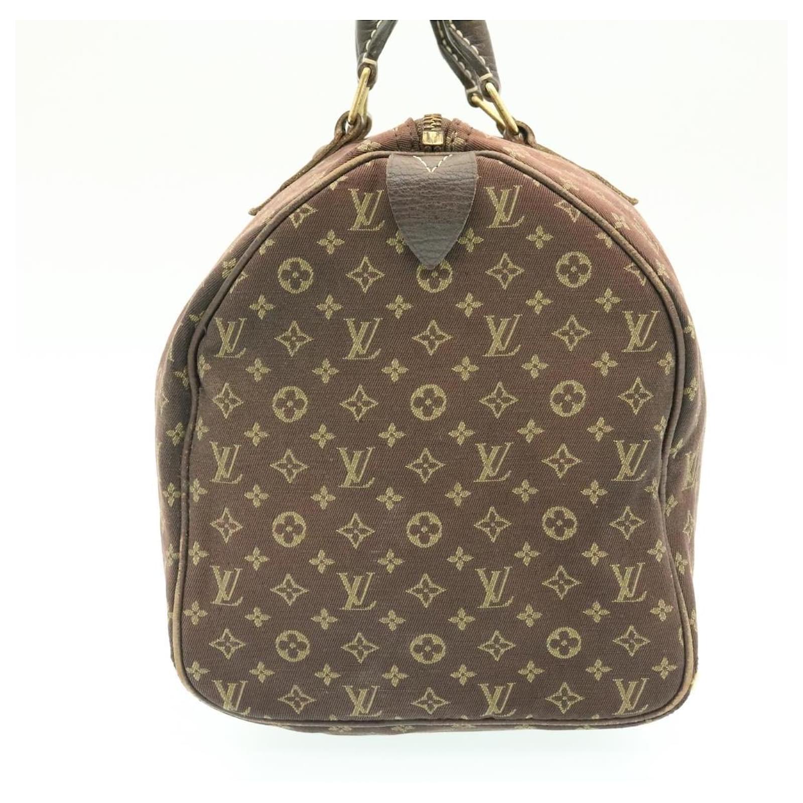 LOUIS VUITTON Monogram Idylle Speedy 30 Hand Bag Dark Brown M56702 LV Auth  26378 ref.431103 - Joli Closet