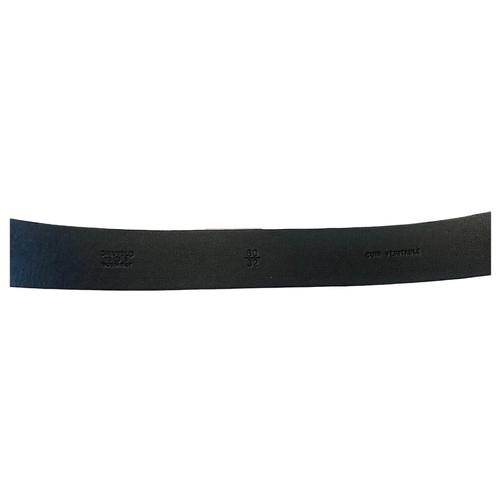 Chanel belt with interlaced CC buckle Black Leather ref.432897 - Joli Closet